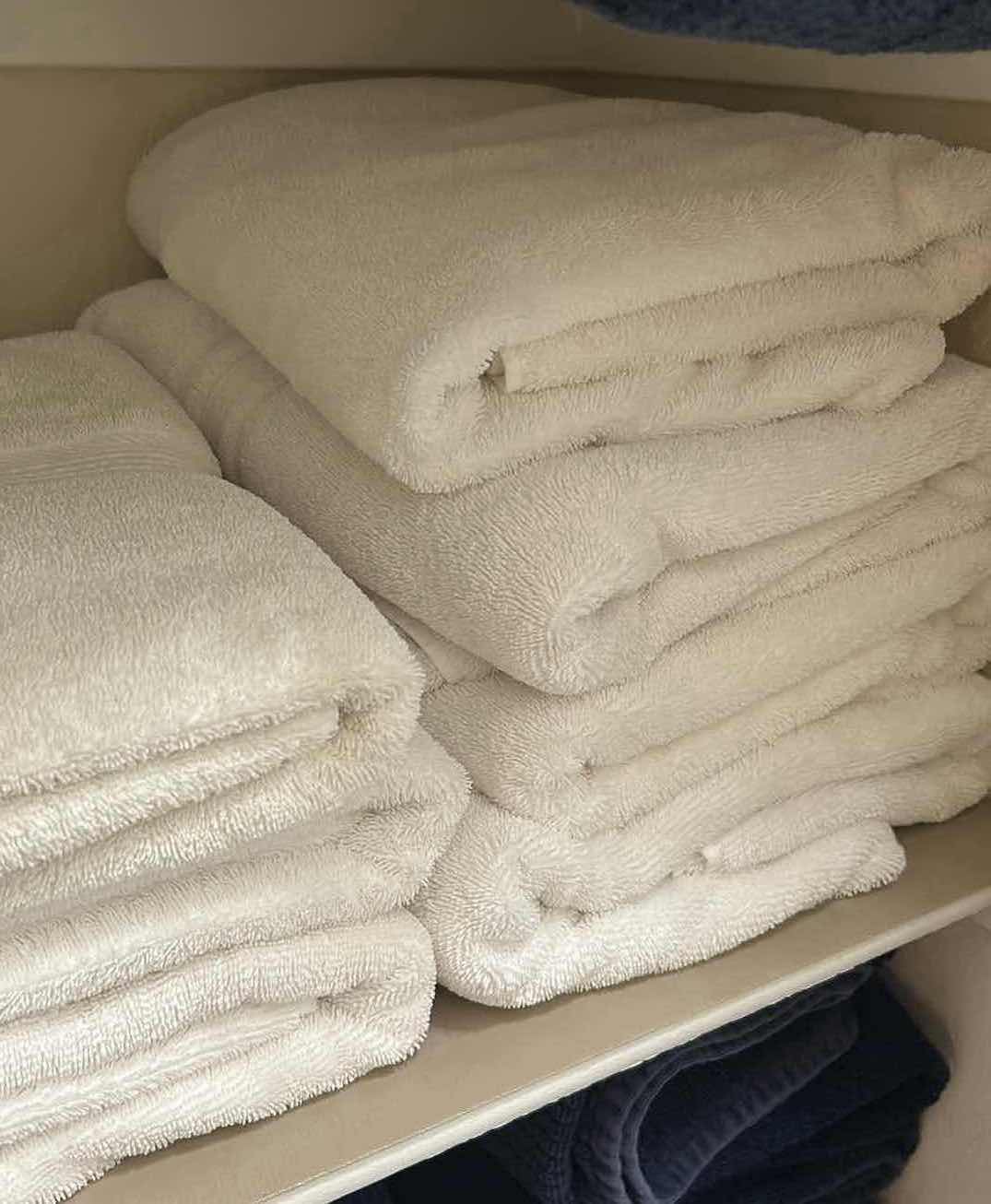 Photo 1 of CONTENTS OF SHELF WHITE BATH TOWELS ONLY