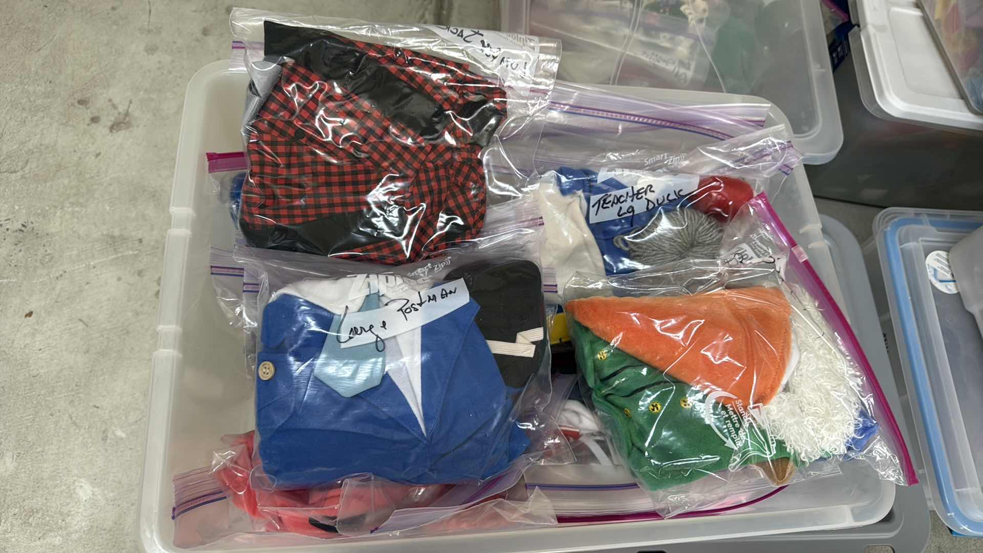 Photo 1 of 3-PLASTIC DUCK STATUE W SPECIAL OCCASION CLOTHES H24”, 18”,16”