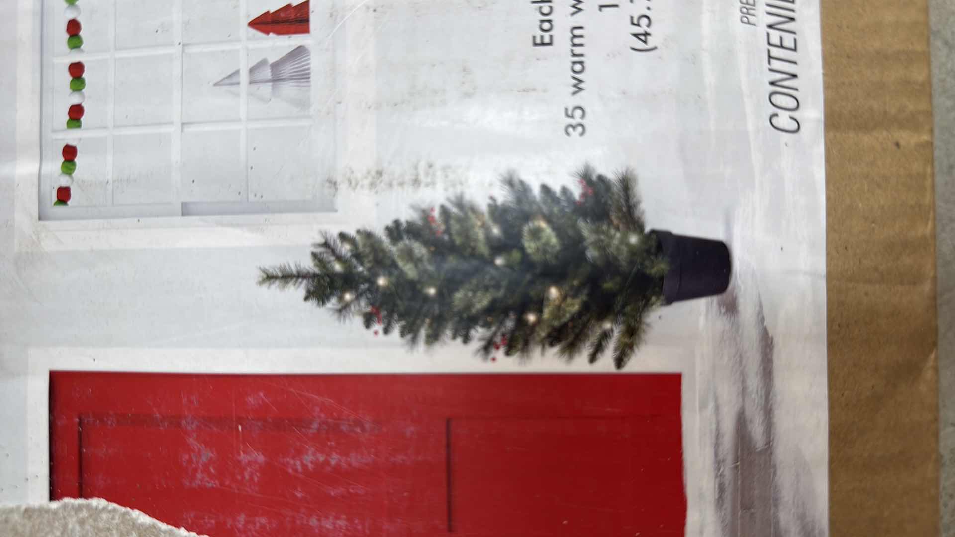 Photo 1 of SET OF 2 PRE LITE PORCH TREES IN BOX