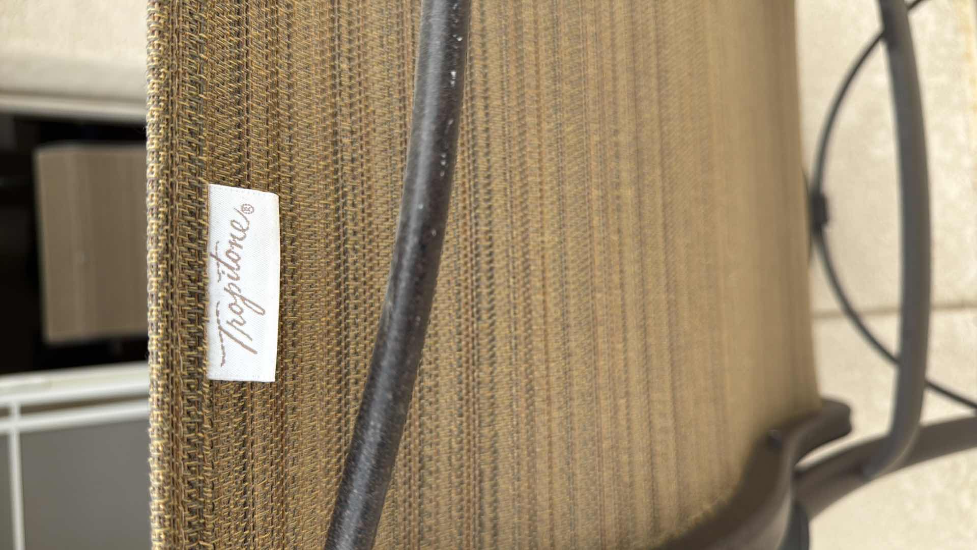 Photo 1 of 50” ROUND HEAVY PATIO TABLE W 2 ARM SWIVEL CHAIRS & 2 ARM CHAIRS