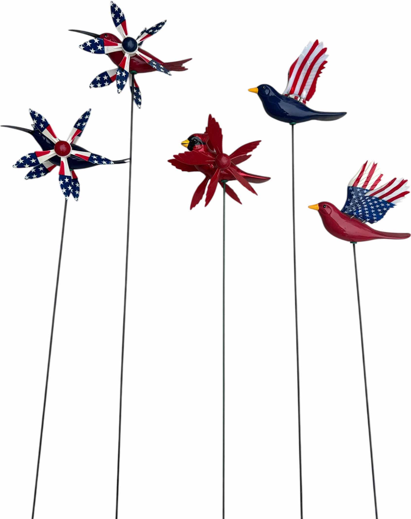 Photo 1 of 9- ASSORTED WIND SPINNERS
H29” AND SMALLER