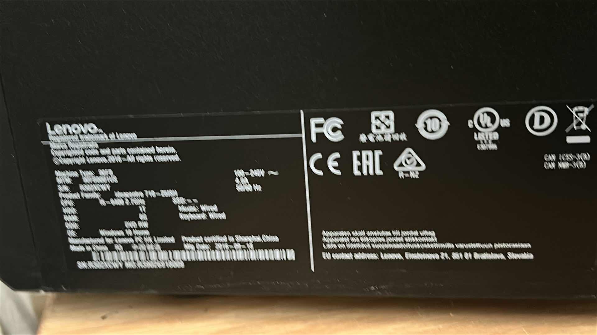 Photo 1 of LENOVO, KEYBOARD AND MOUSE