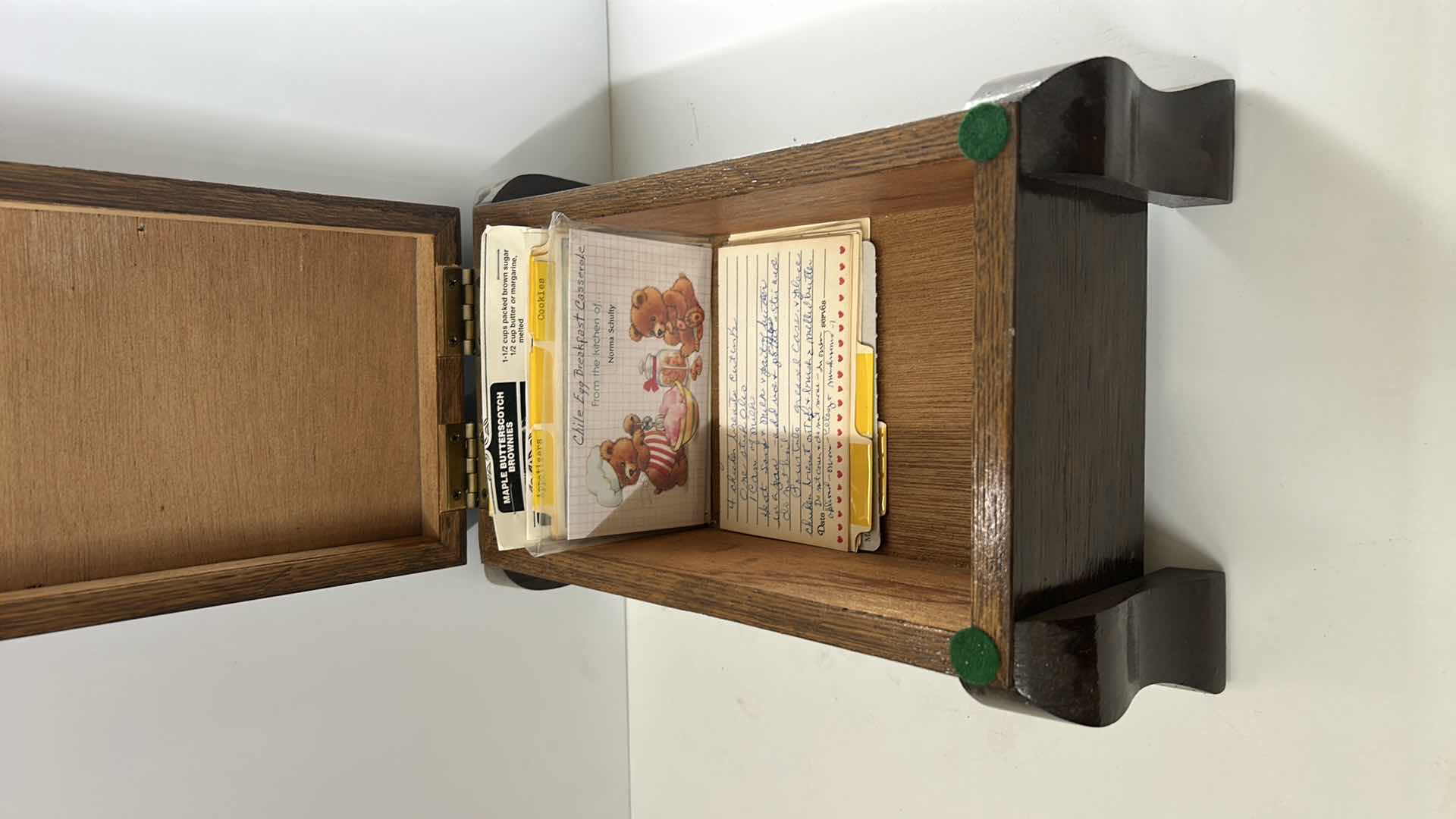 Photo 1 of VINTAGE WOOD RECIPE BOX