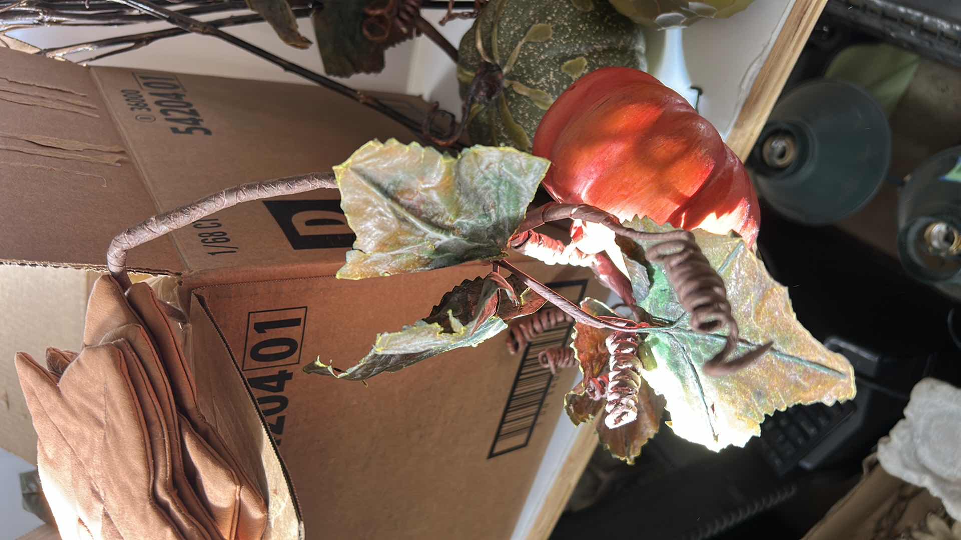 Photo 1 of BOX OF AUTUMN HOME DECOR