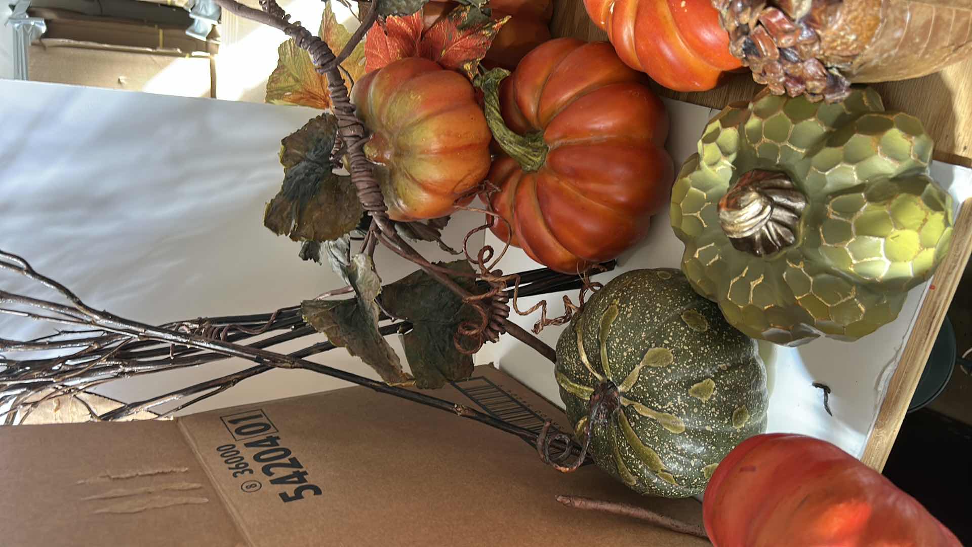 Photo 1 of BOX OF AUTUMN HOME DECOR