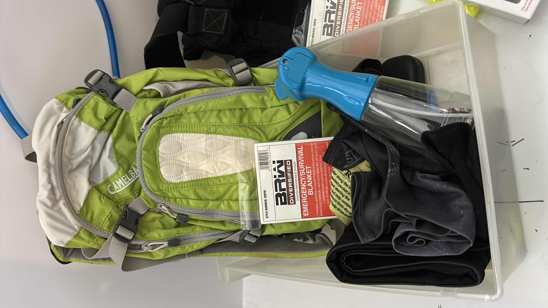 Photo 1 of EMERGENCY ITEMS AND BACKPACKS