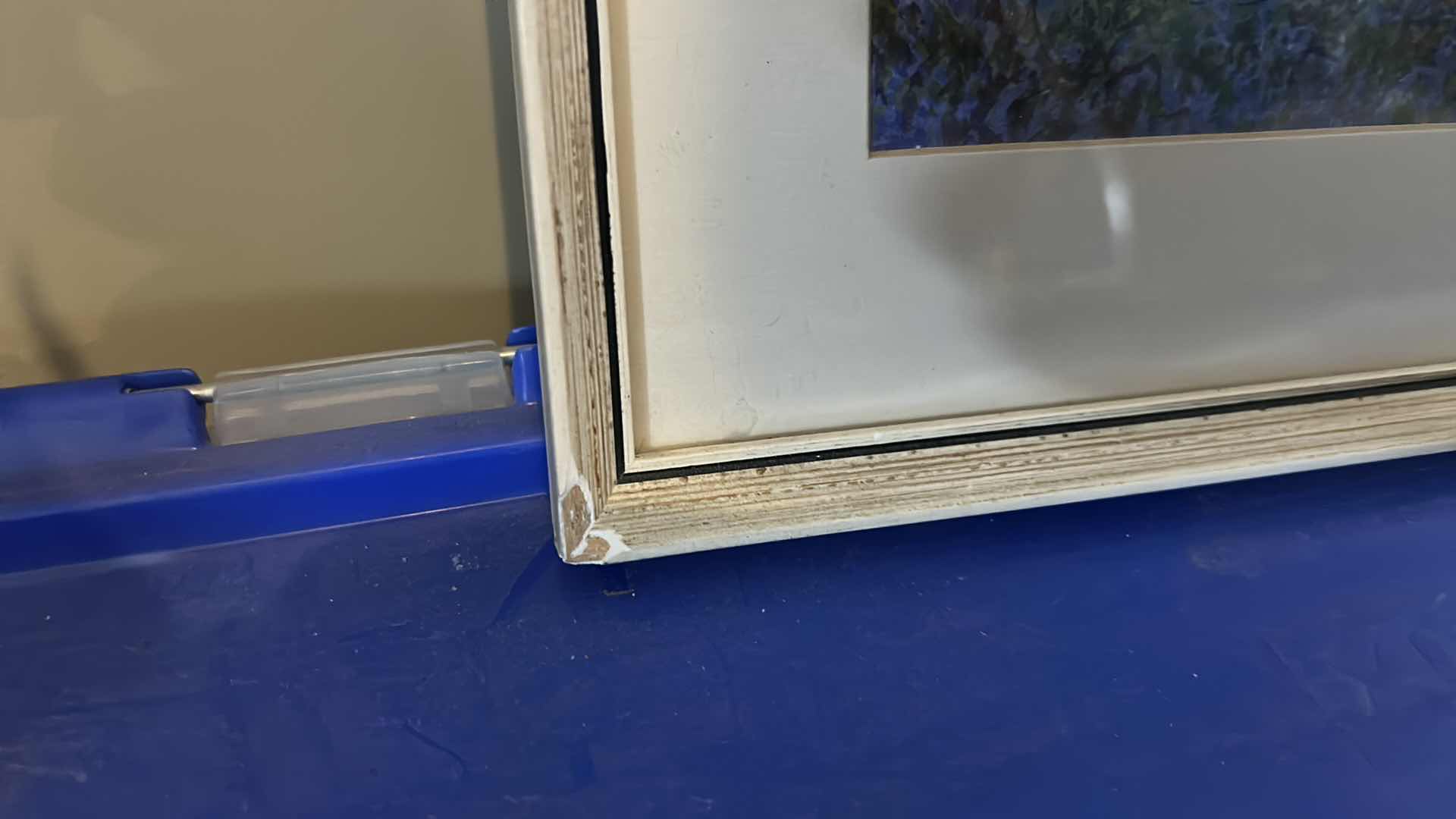 Photo 1 of VINTAGE WOOD FRAMED SIGNED PAINTING “LANDSCAPE” ARTWORK 11 1/2“ x H10“