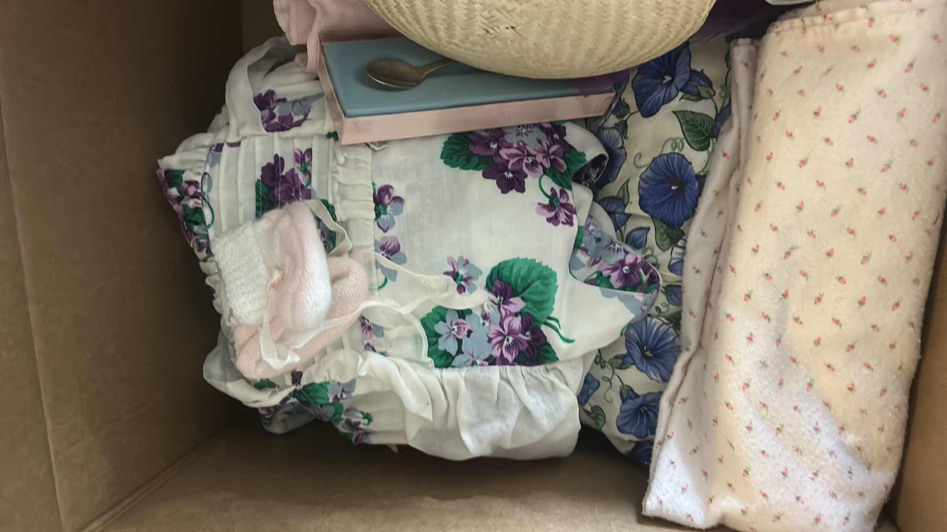 Photo 1 of BOX OF BABY ITEMS