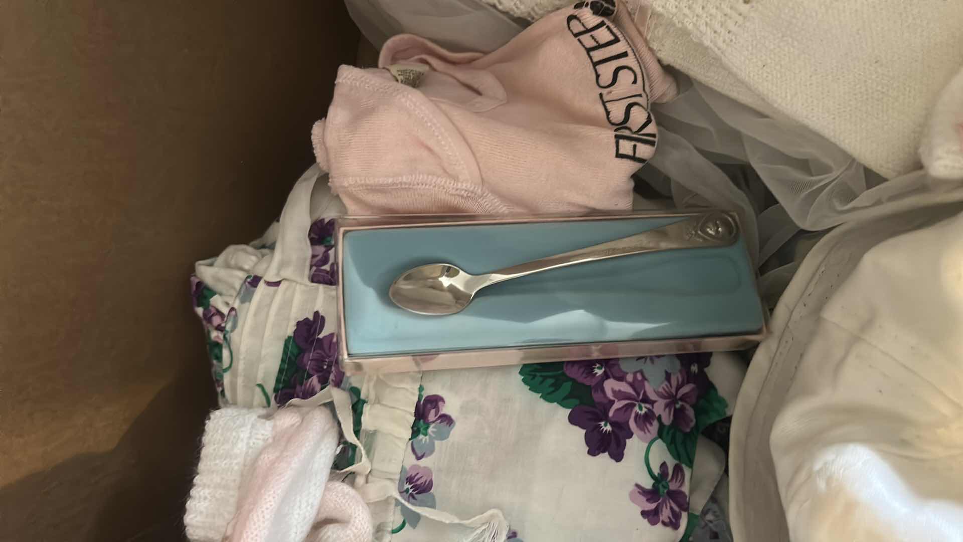 Photo 1 of BOX OF BABY ITEMS