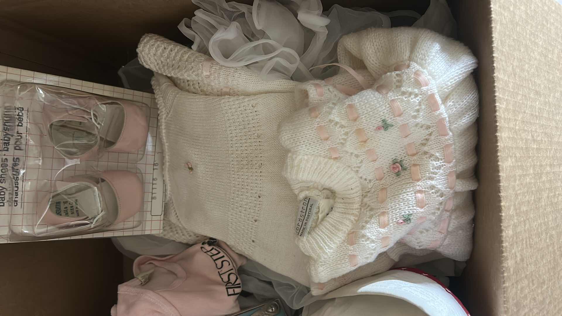 Photo 1 of BOX OF BABY ITEMS