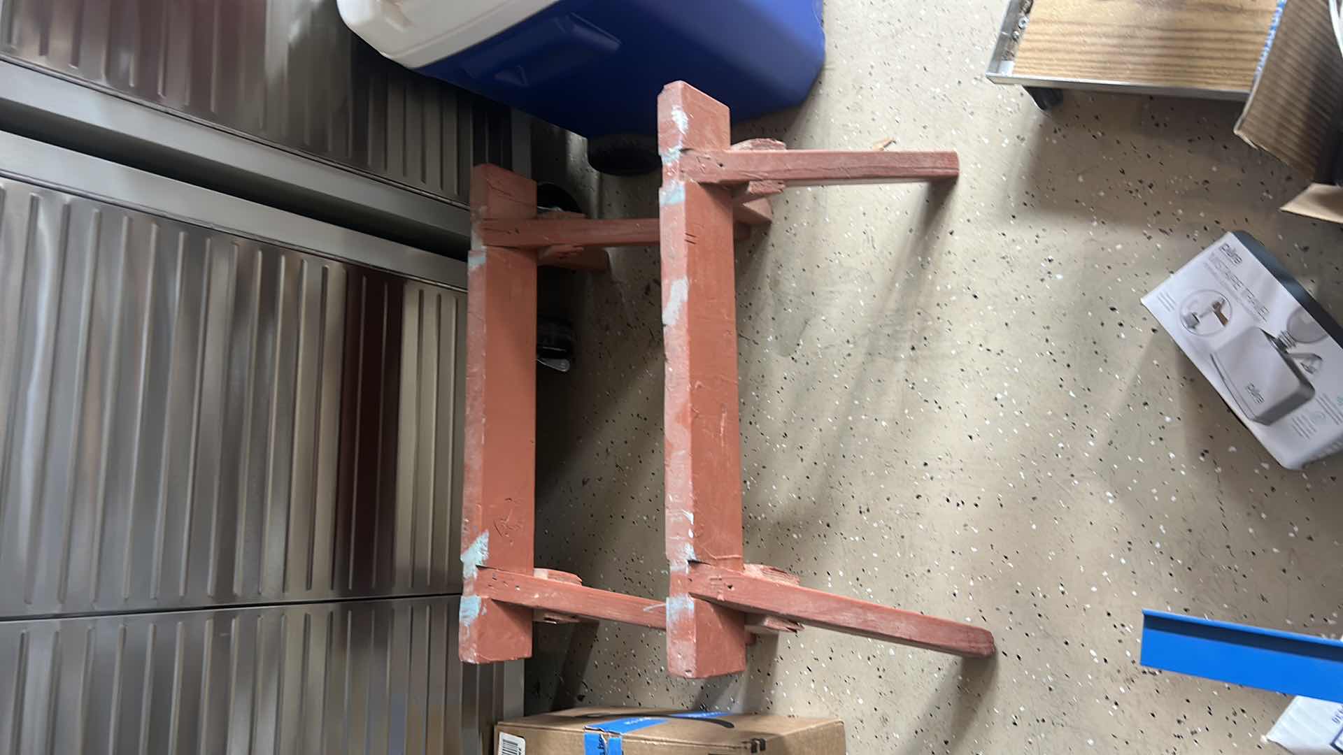 Photo 1 of 2 SMALL WOOD SAW HORSES 24” X H
15”