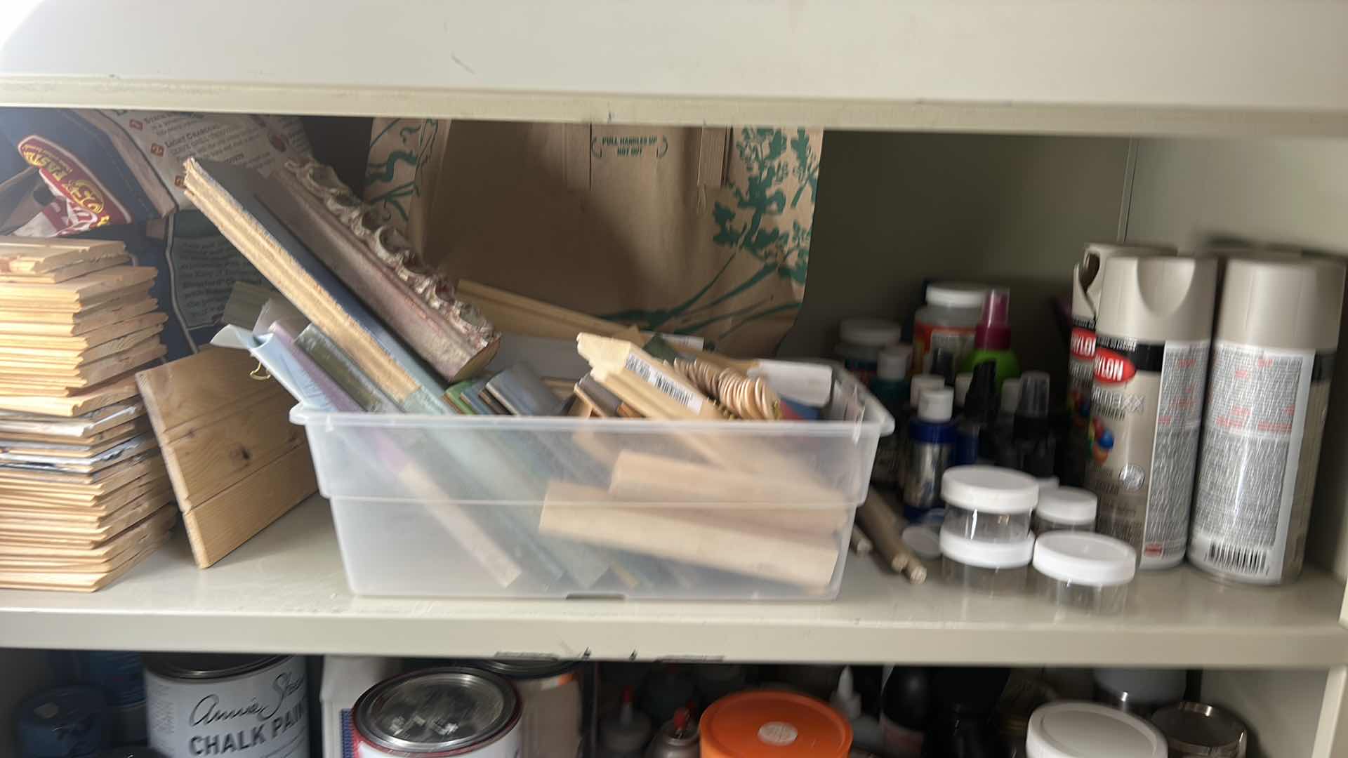 Photo 1 of METAL CRAFT CABINET  WITH CONTENTS 3’ x 19” X H43”