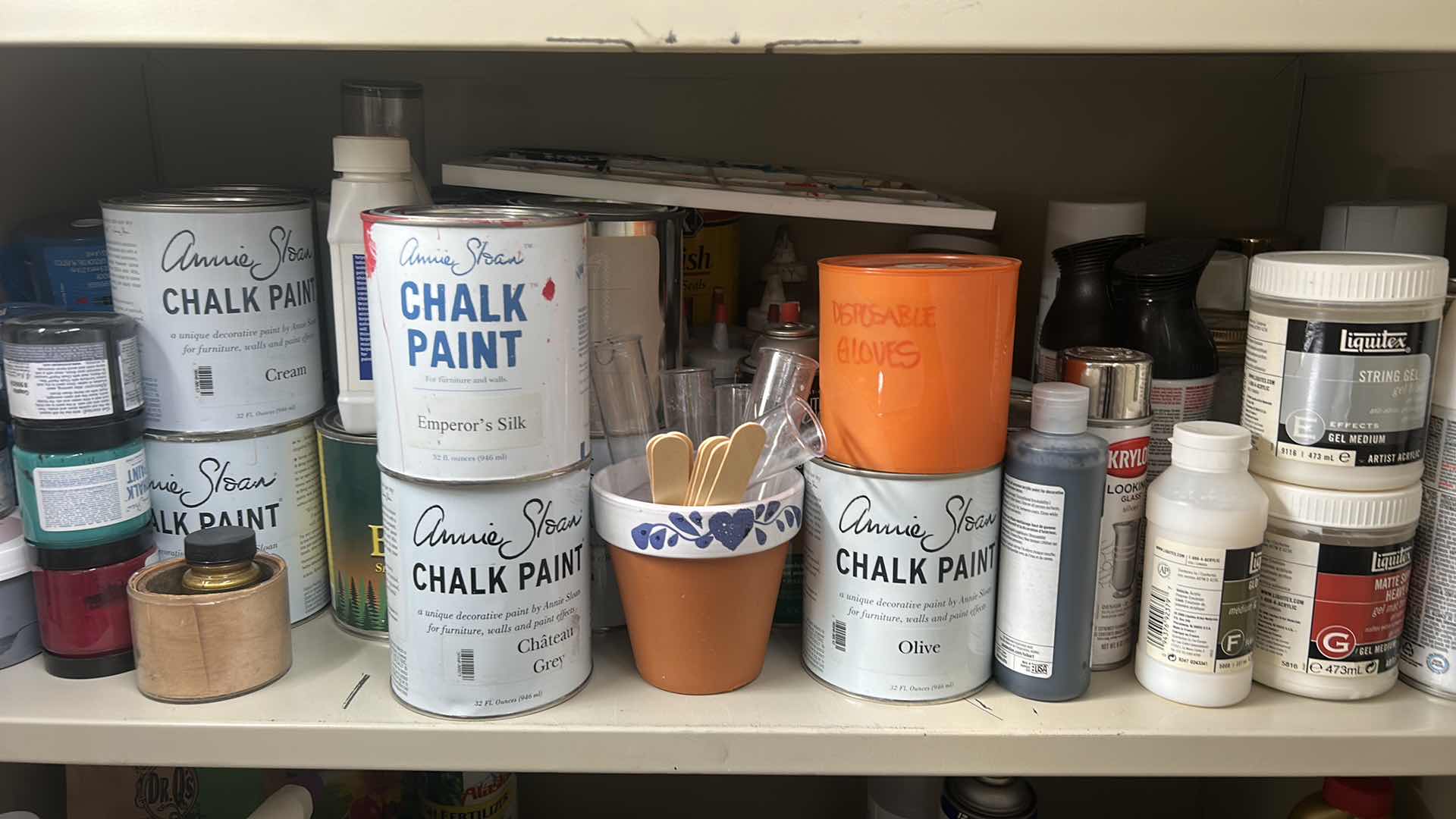 Photo 1 of METAL CRAFT CABINET  WITH CONTENTS 3’ x 19” X H43”