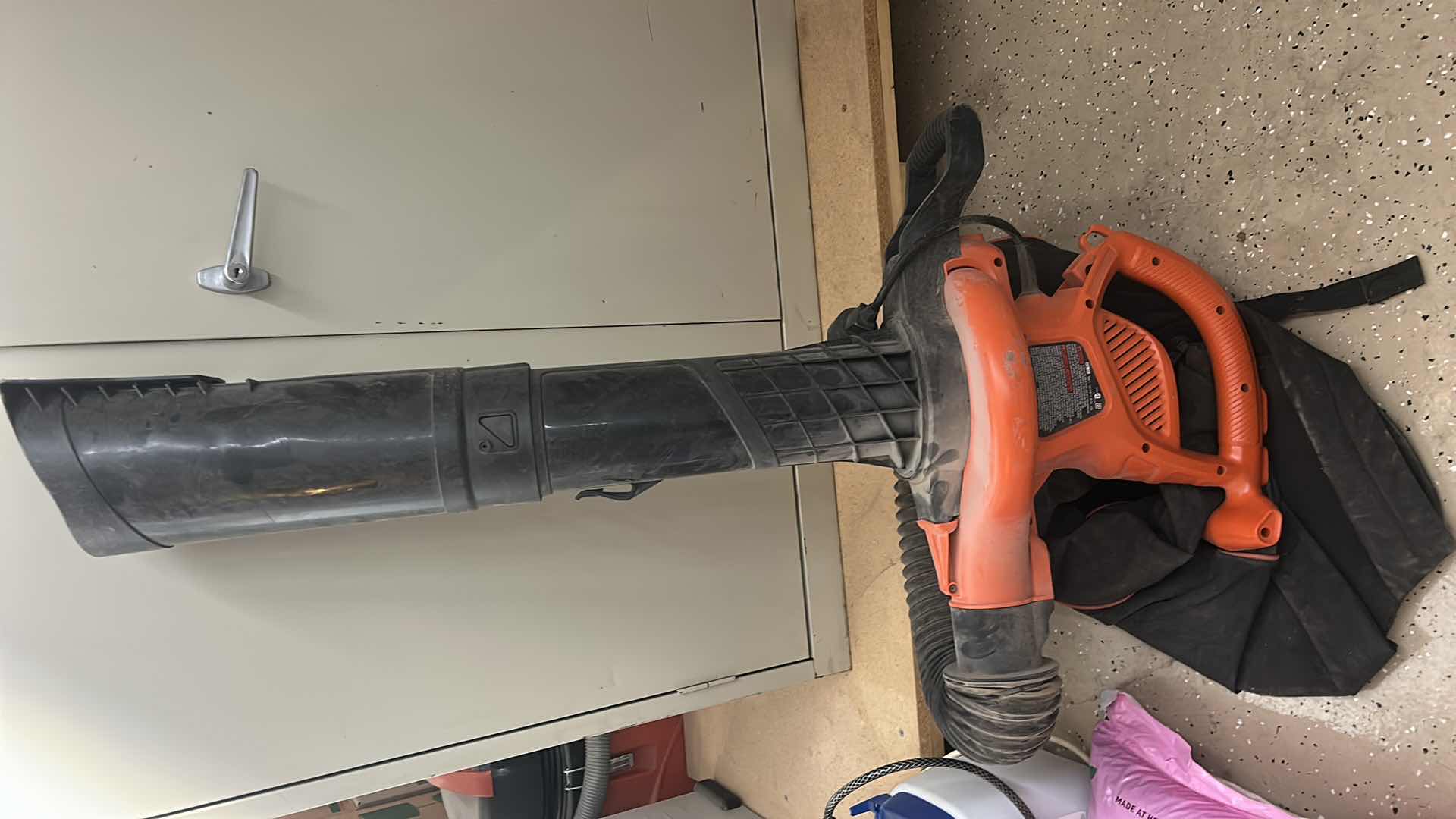 Photo 1 of BLACK AND DECKER BLOWER /VACUUM WITH ATTACHED BAG