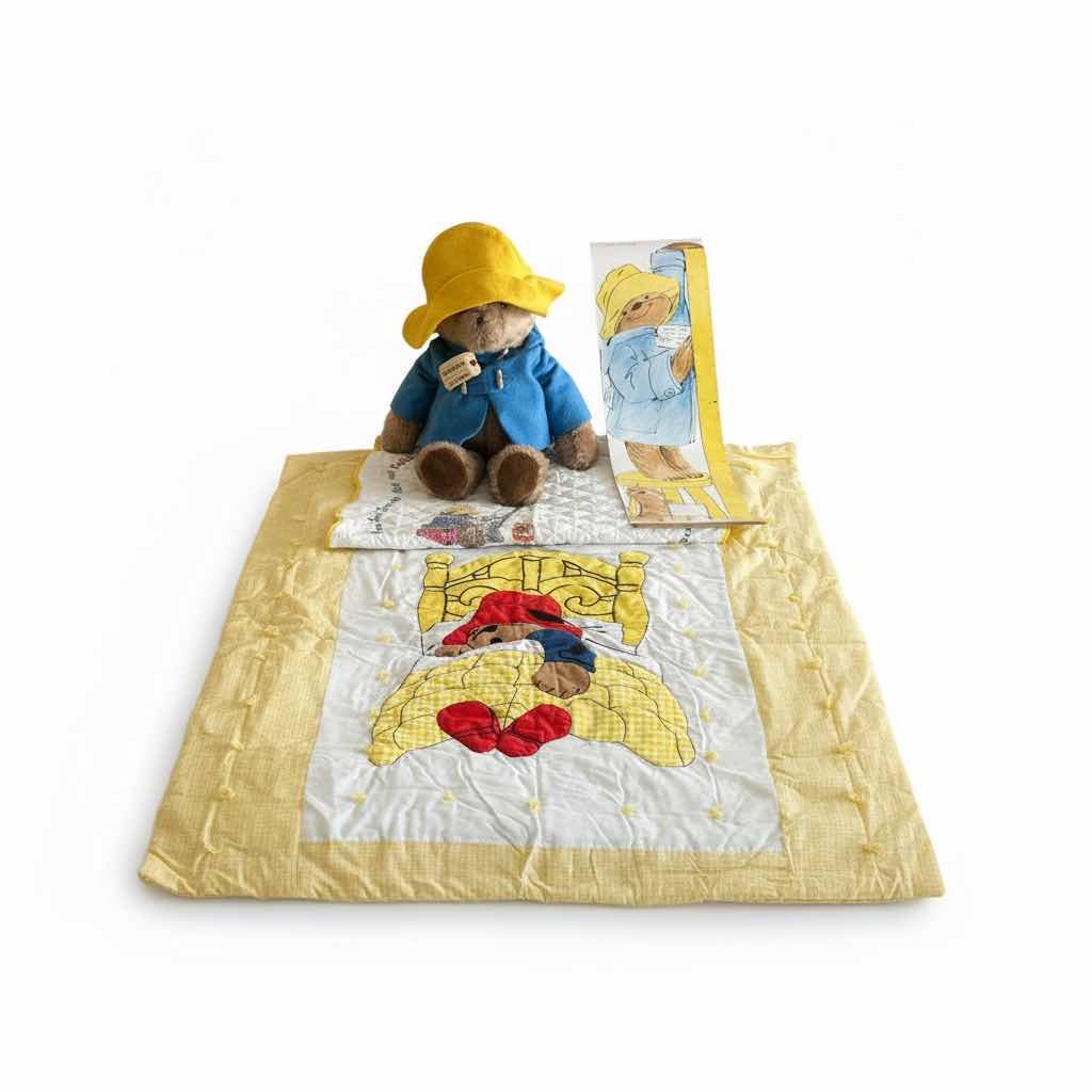 Photo 1 of 4 PC PADDINGTON BABY - 2 BLANKETS, GROWTH CHART & PADDINGTON BEAR