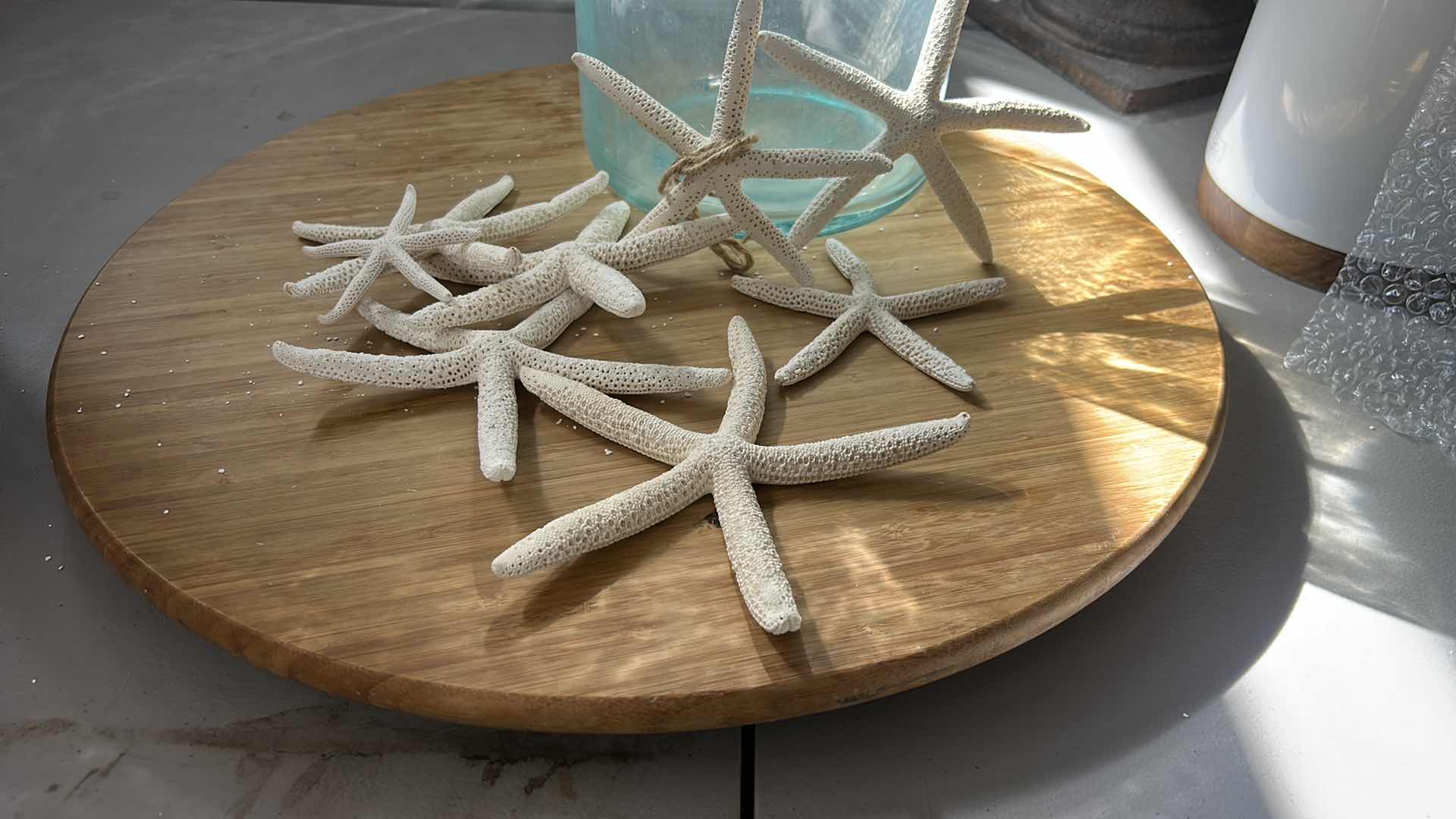 Photo 1 of LAZY SUSAN, GLASS JUG H17” AND STARFISH