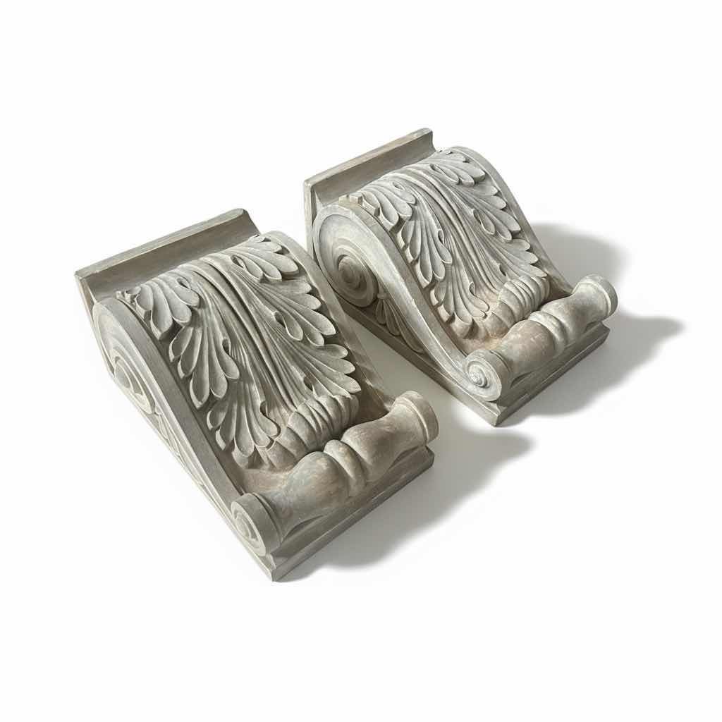 Photo 1 of 2 VERY HEAVY CERAMIC WALL SCONCES H11.5”