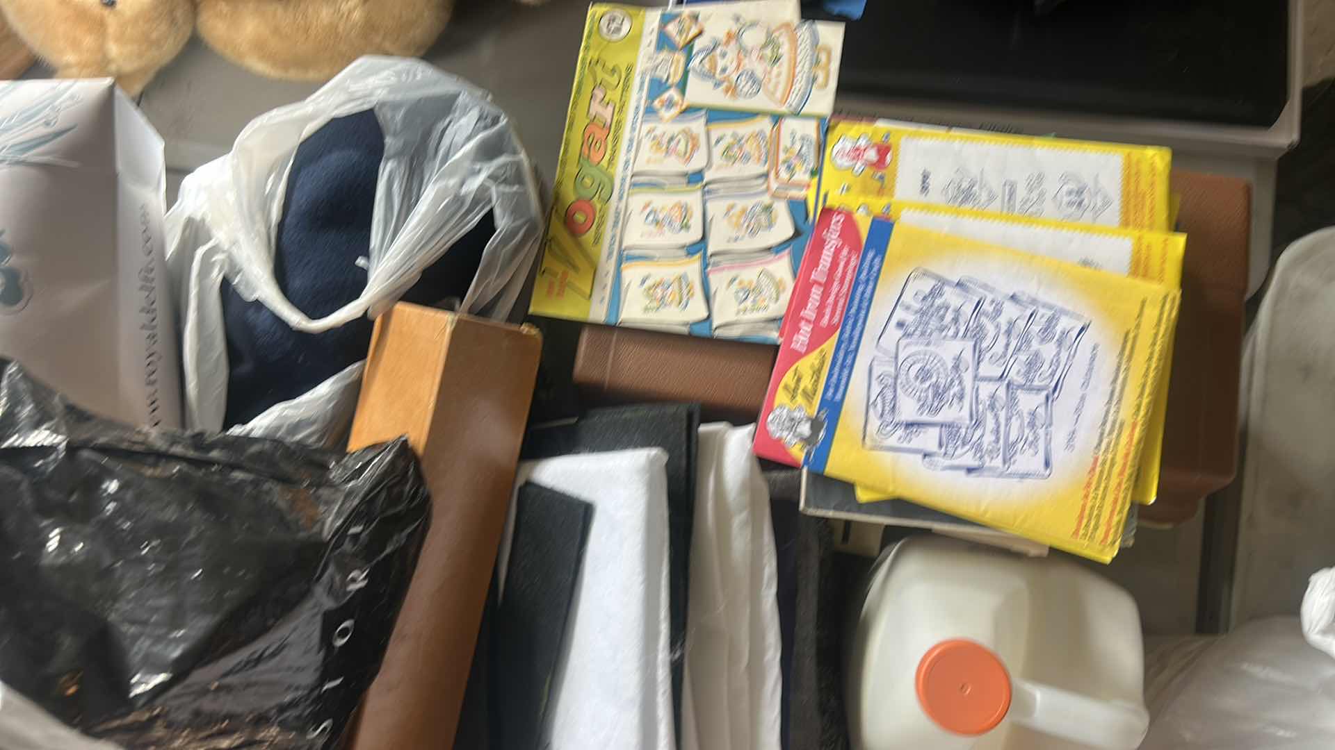 Photo 1 of CONTENTS ON TABLE / CRAFTING ITEMS - FABRIC AND MORE