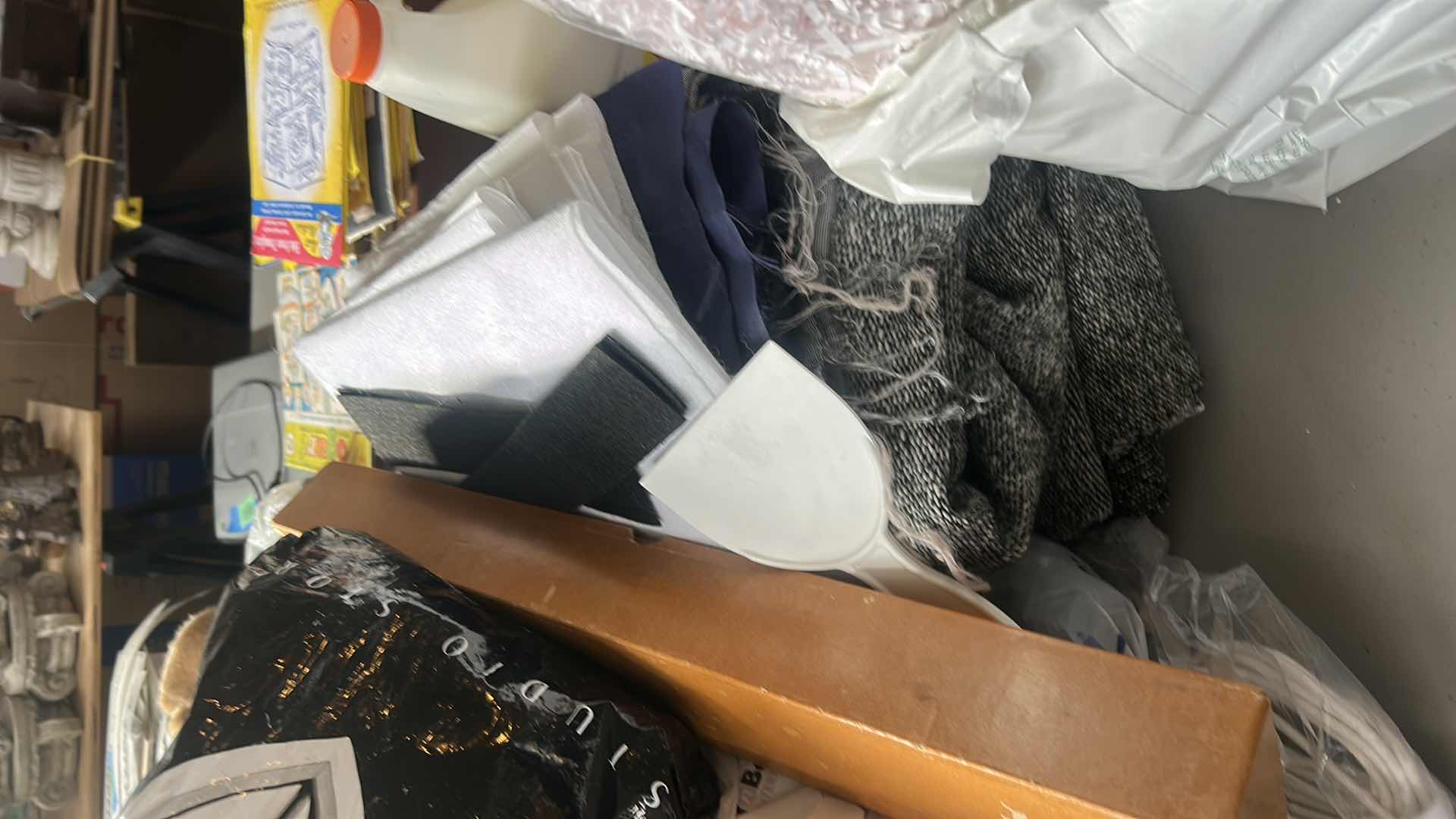 Photo 1 of CONTENTS ON TABLE / CRAFTING ITEMS - FABRIC AND MORE