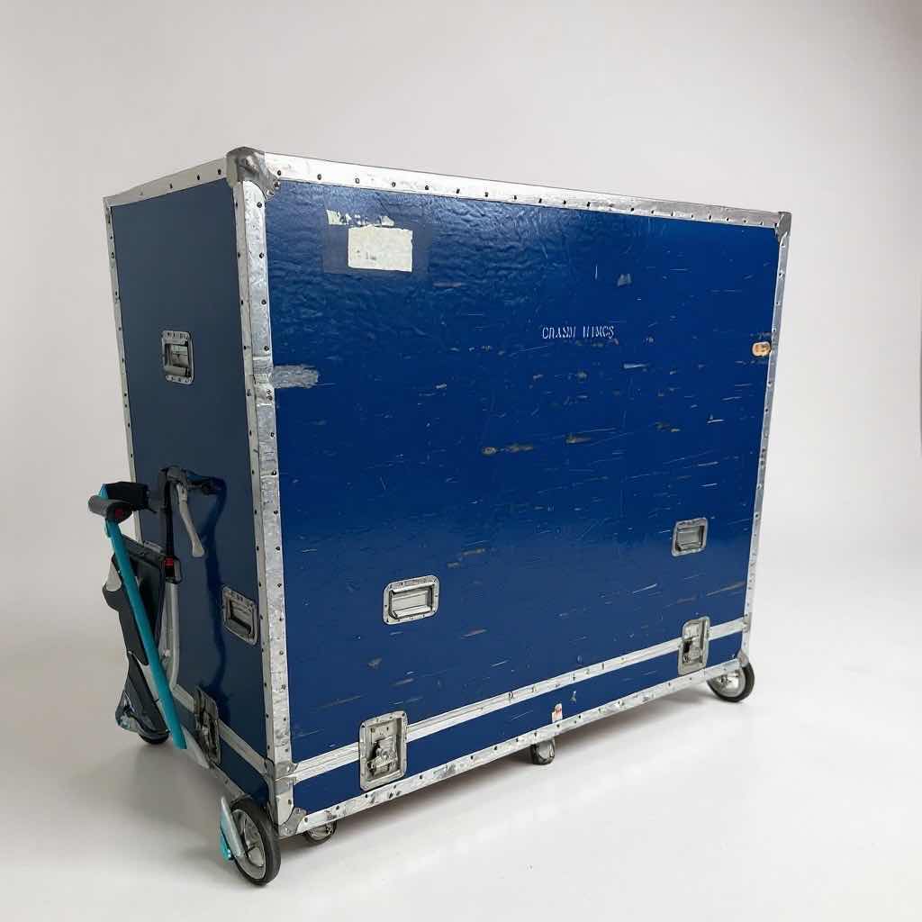 Photo 1 of BABY GRAND PIANO IN BLUE STORAGE CASE (ACTUAL PIANO MAY VARY FROM ONE PICTURED) PIANO ORIGINALLY USED BY SANTANA & CRASH KINGS
