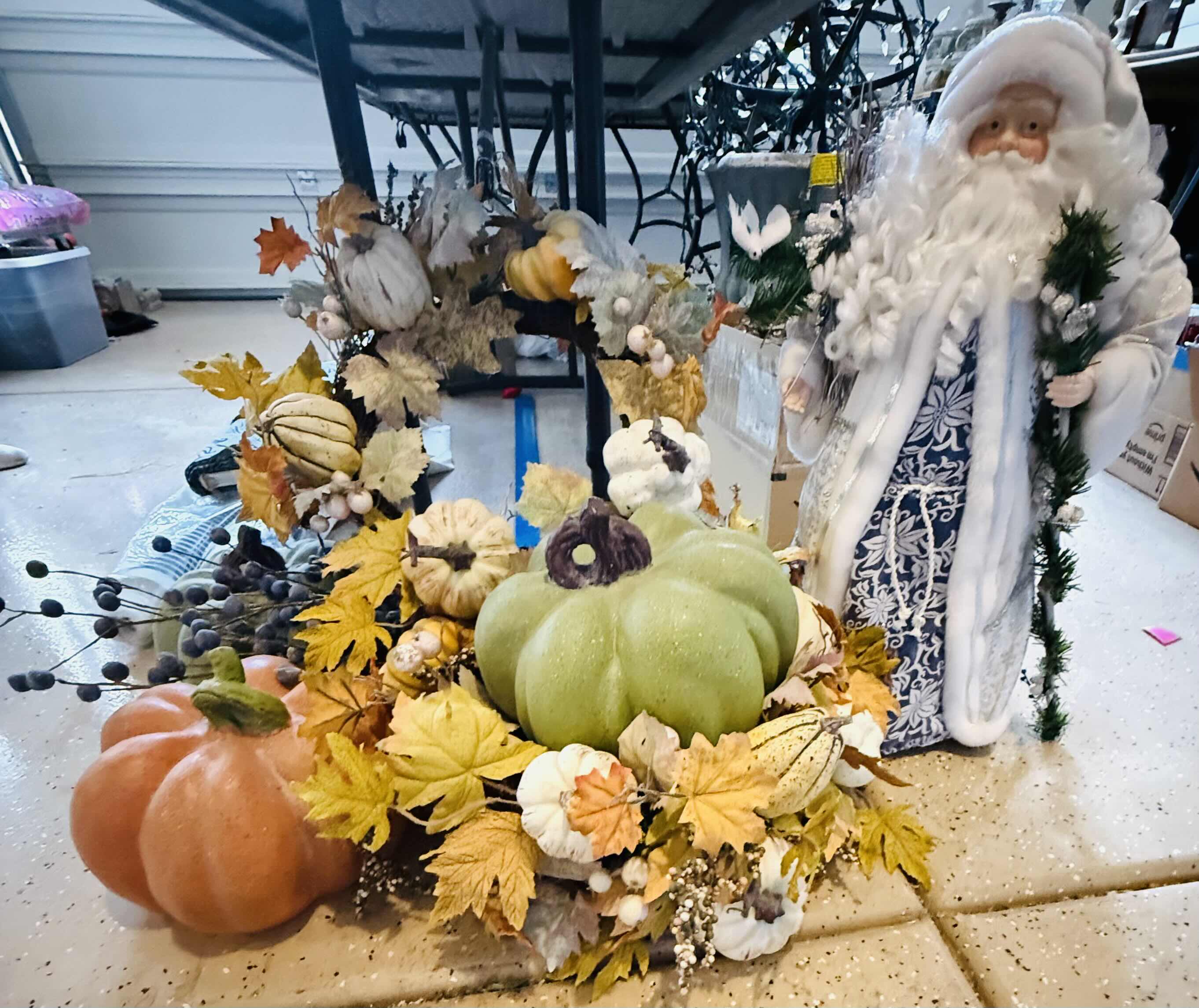 Photo 1 of FALL HOLIDAY DECORATIONS, SANTA