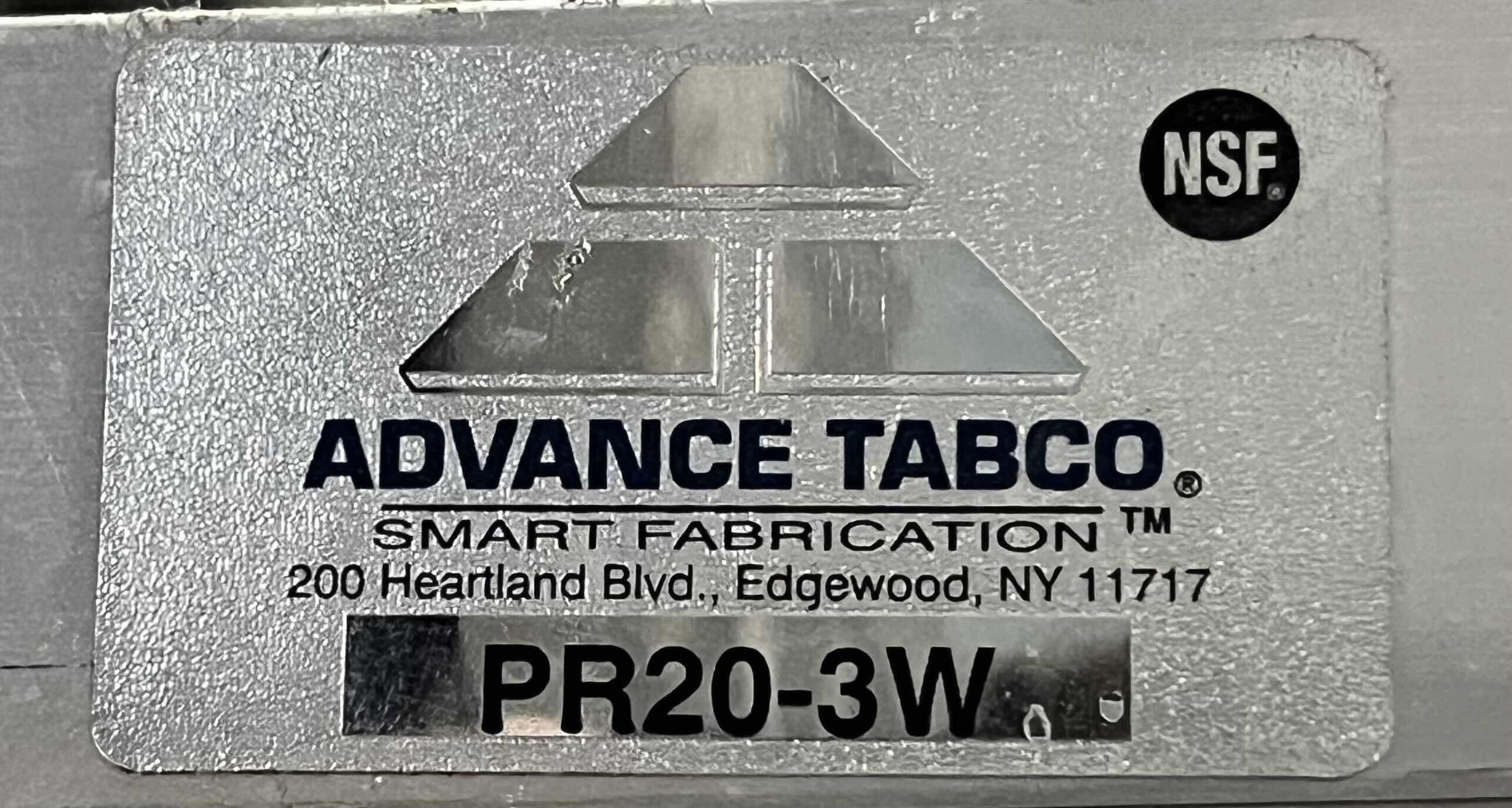 Photo 1 of ADVANCE TABCO 20 SHEET PAN ROLLING RACK MODEL PR20-3W 20.25” X 26” H69.25”
