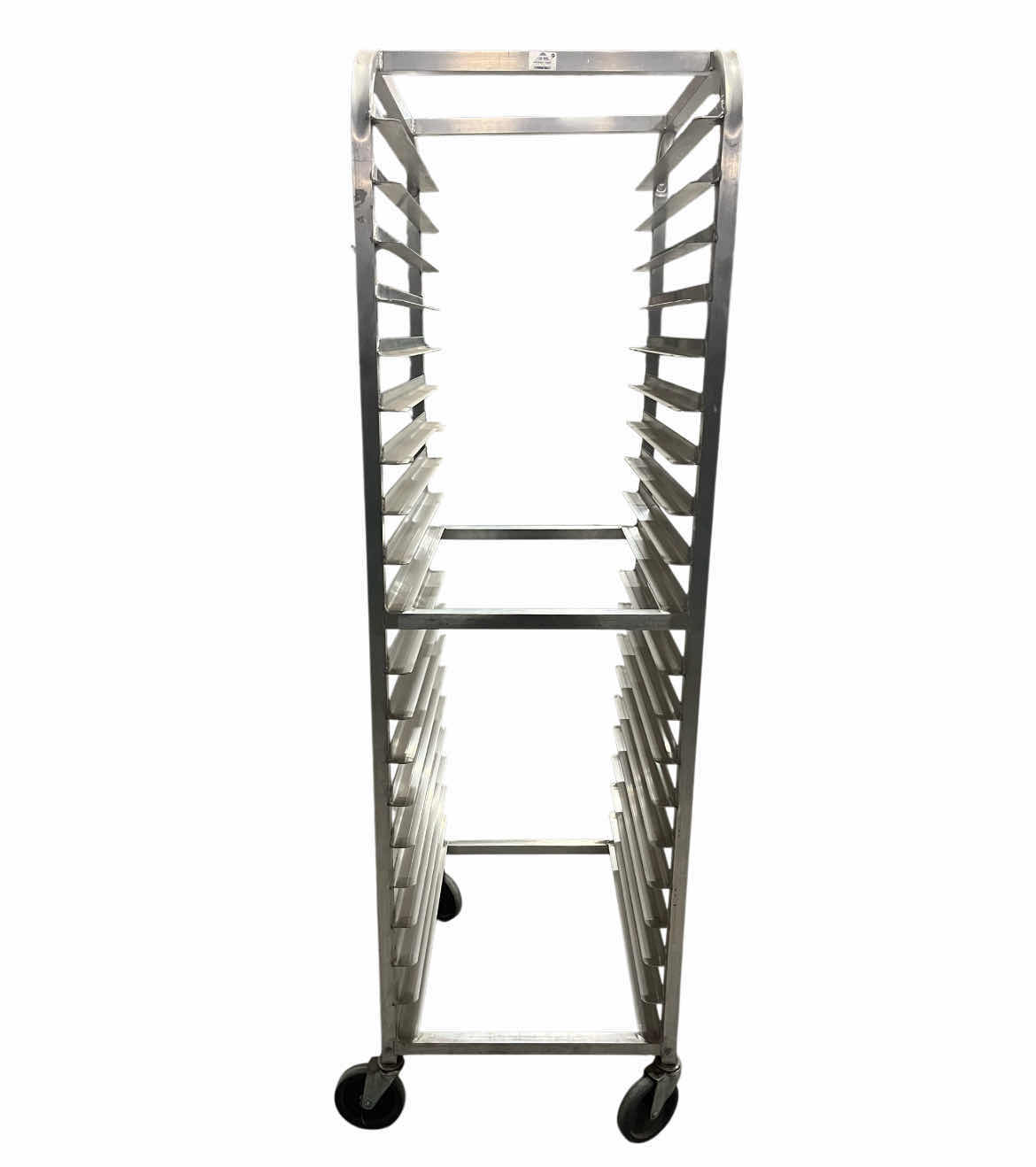 Photo 2 of ADVANCE TABCO 20 SHEET PAN ROLLING RACK MODEL PR20-3W 20.25” X 26” H69.25”