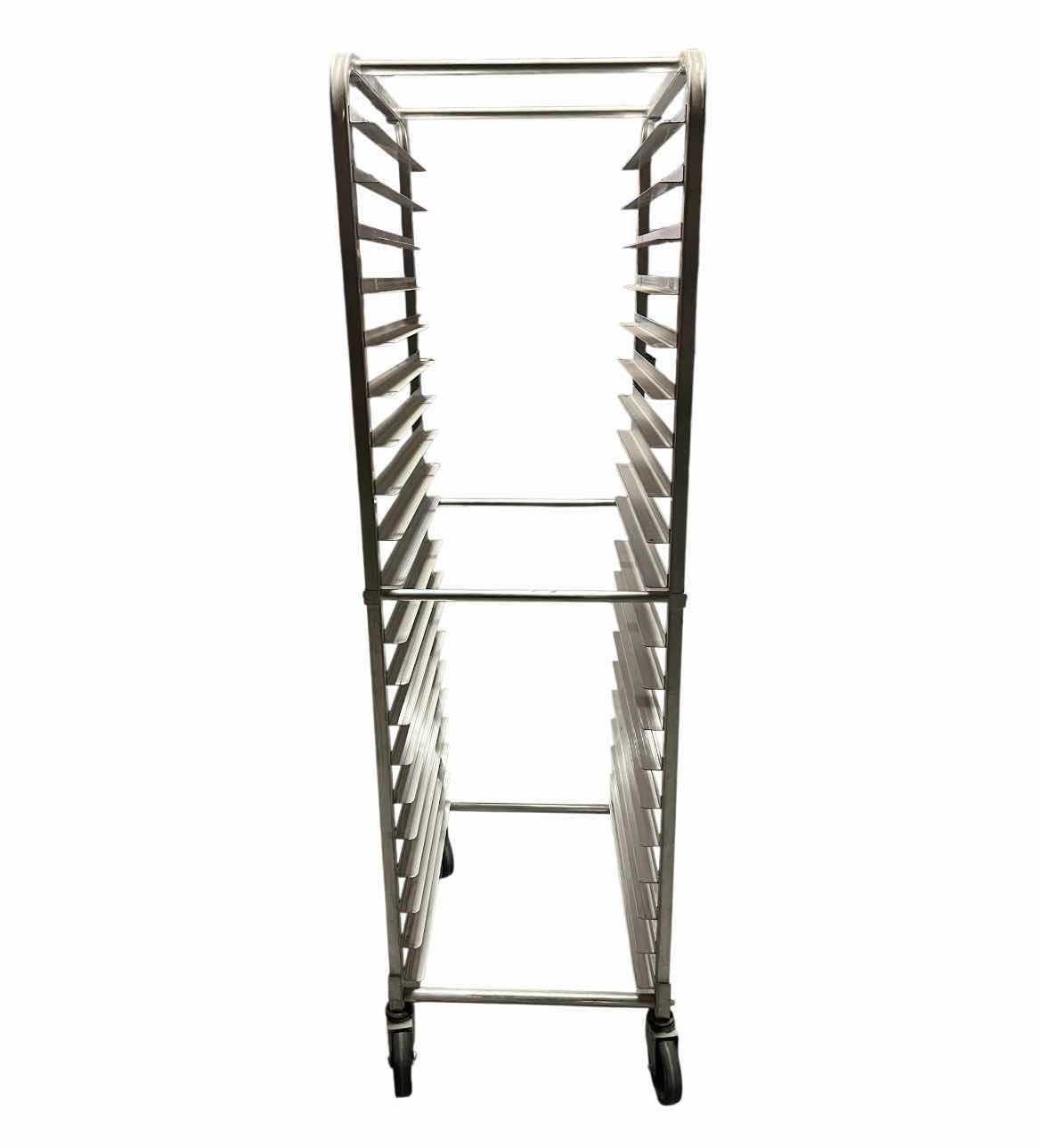 Photo 2 of ADVANCE TABCO 20 SHEET PAN ROLLING RACK MODEL PR20-3K 20.25” X 26” H69.25”