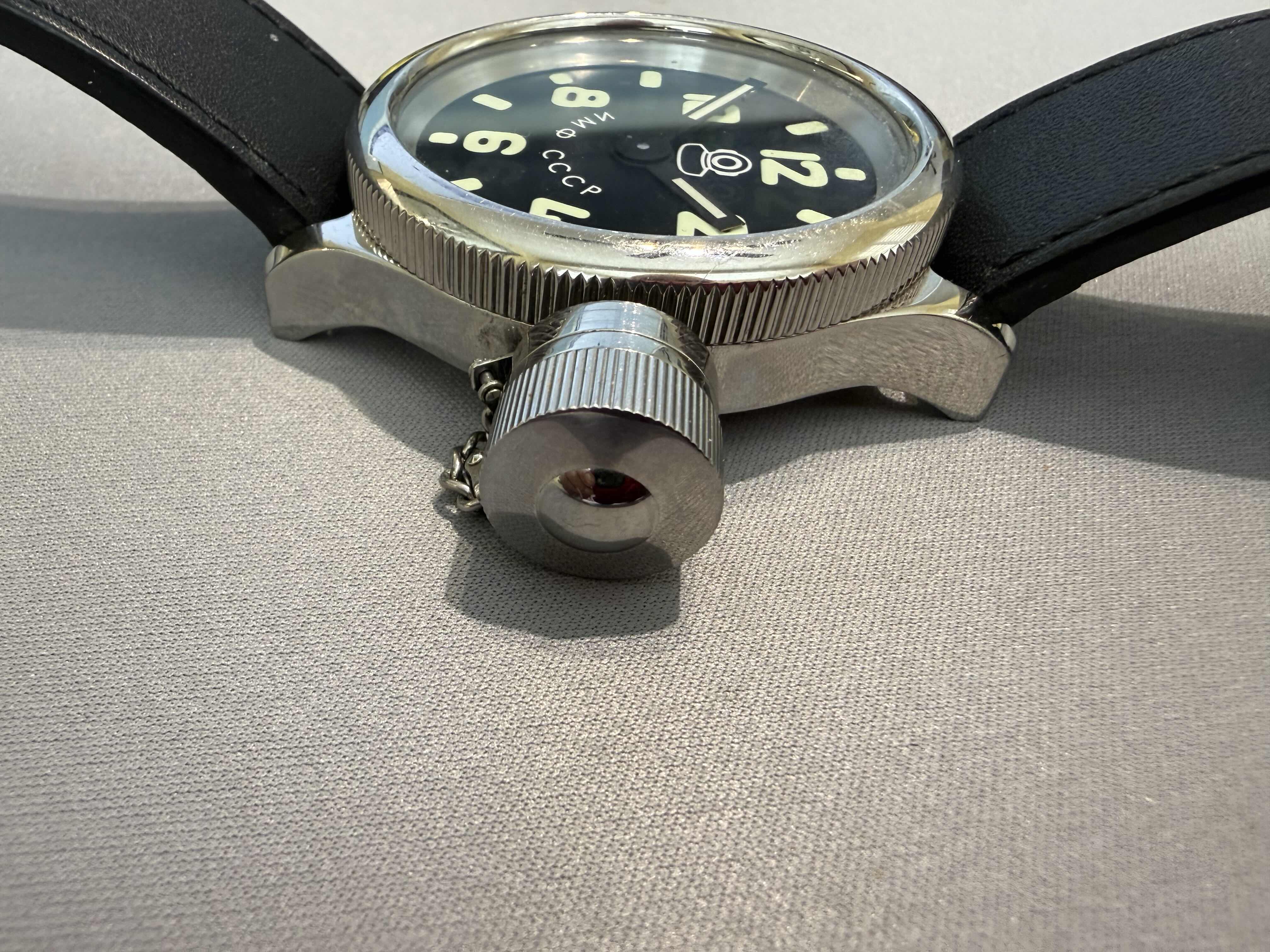 Photo 1 of INVICTA DIVER MEN’S 52mm WATCH W BLACK LEATHER BAND $1200