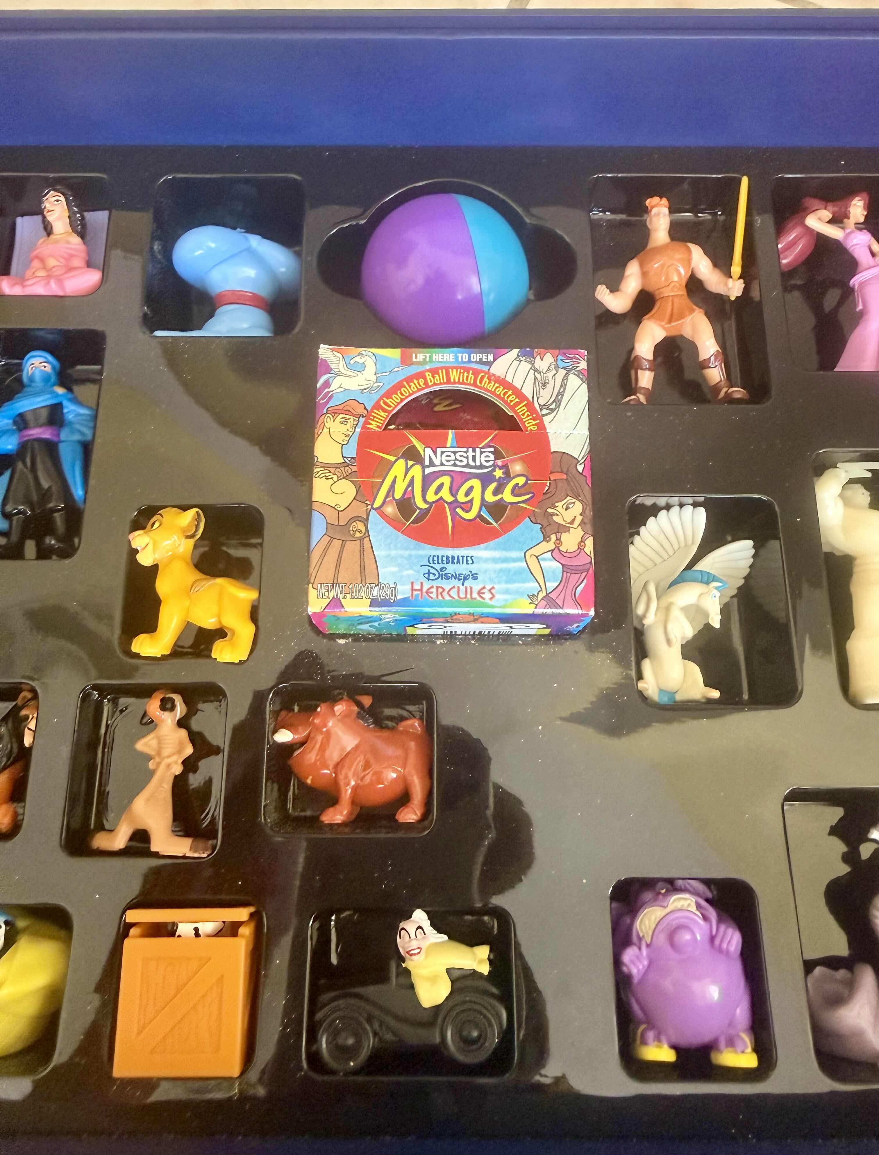 Photo 1 of NEW RARE “ONE OF A KIND” BOX “THERE’S MAGIC INSIDE” DISNEY CHARACTERS MADE EXCLUSIVE FOR NESTLES-NEVER ACTUALLY PRODUCED.