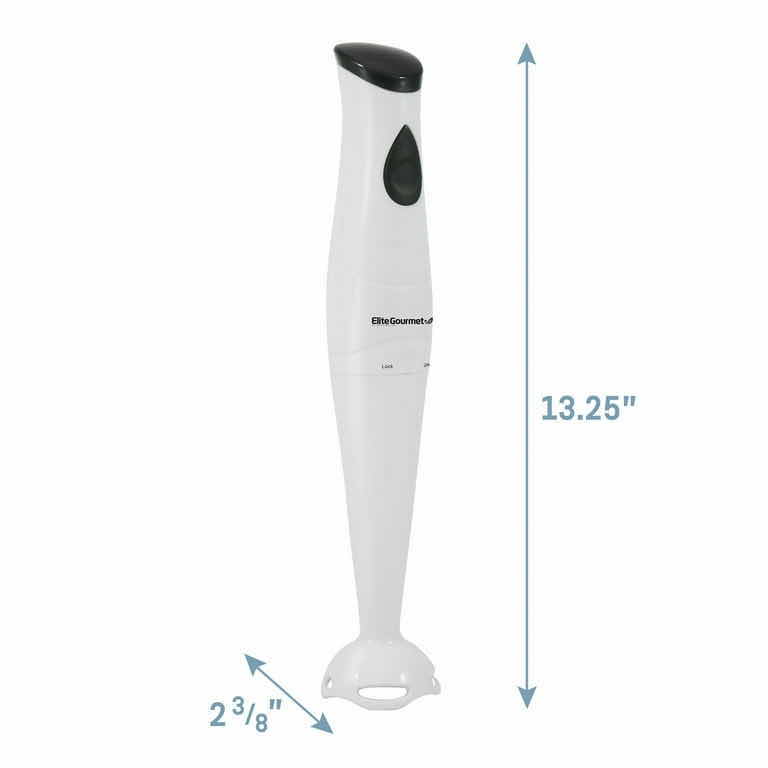 Photo 1 of NEW ELITE GOURMET HAND BLENDER W DETACHABLE WAND, WHITE