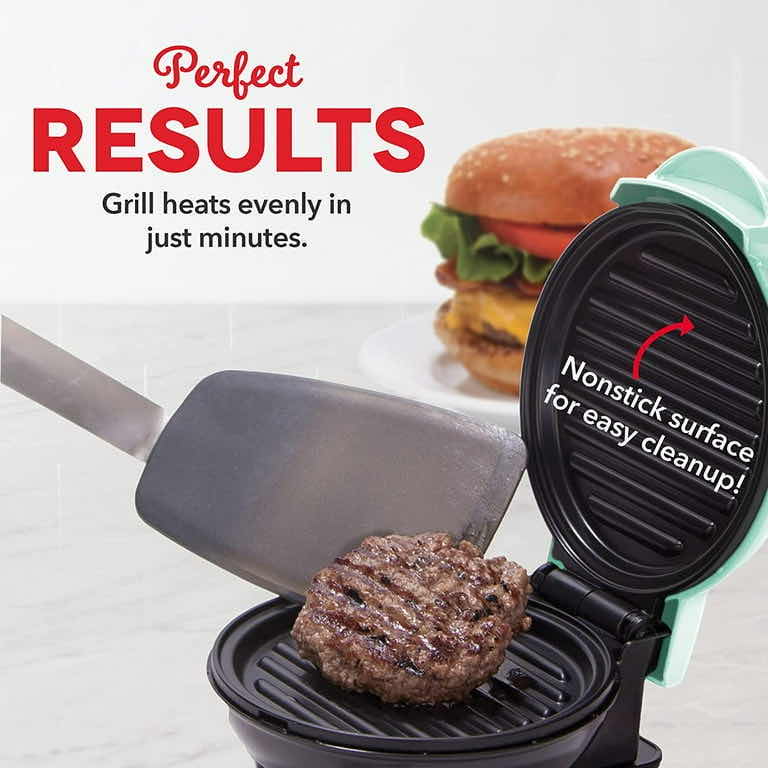 Photo 1 of NEW DASH 4” NONSTICK MINI MAKER GRIDDLE, BLACK & DASH 4” NONSTICK MINI MAKER GRILL, AQUA