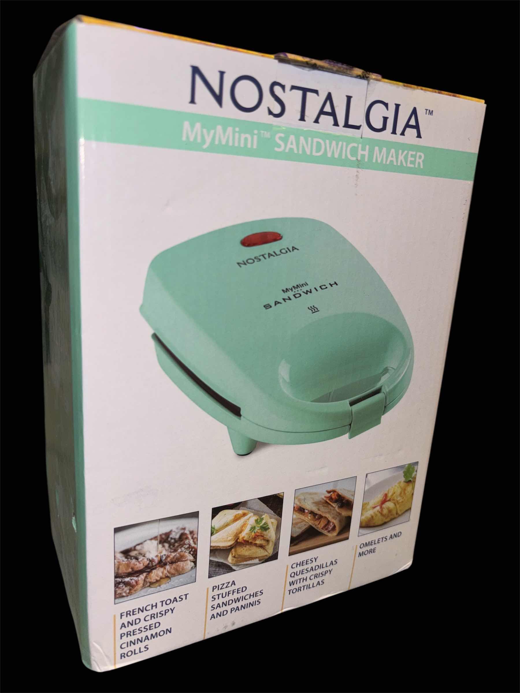 Photo 1 of NEW NOSTALGIA MY MINI SANDWICH MAKER MSNDW5TL