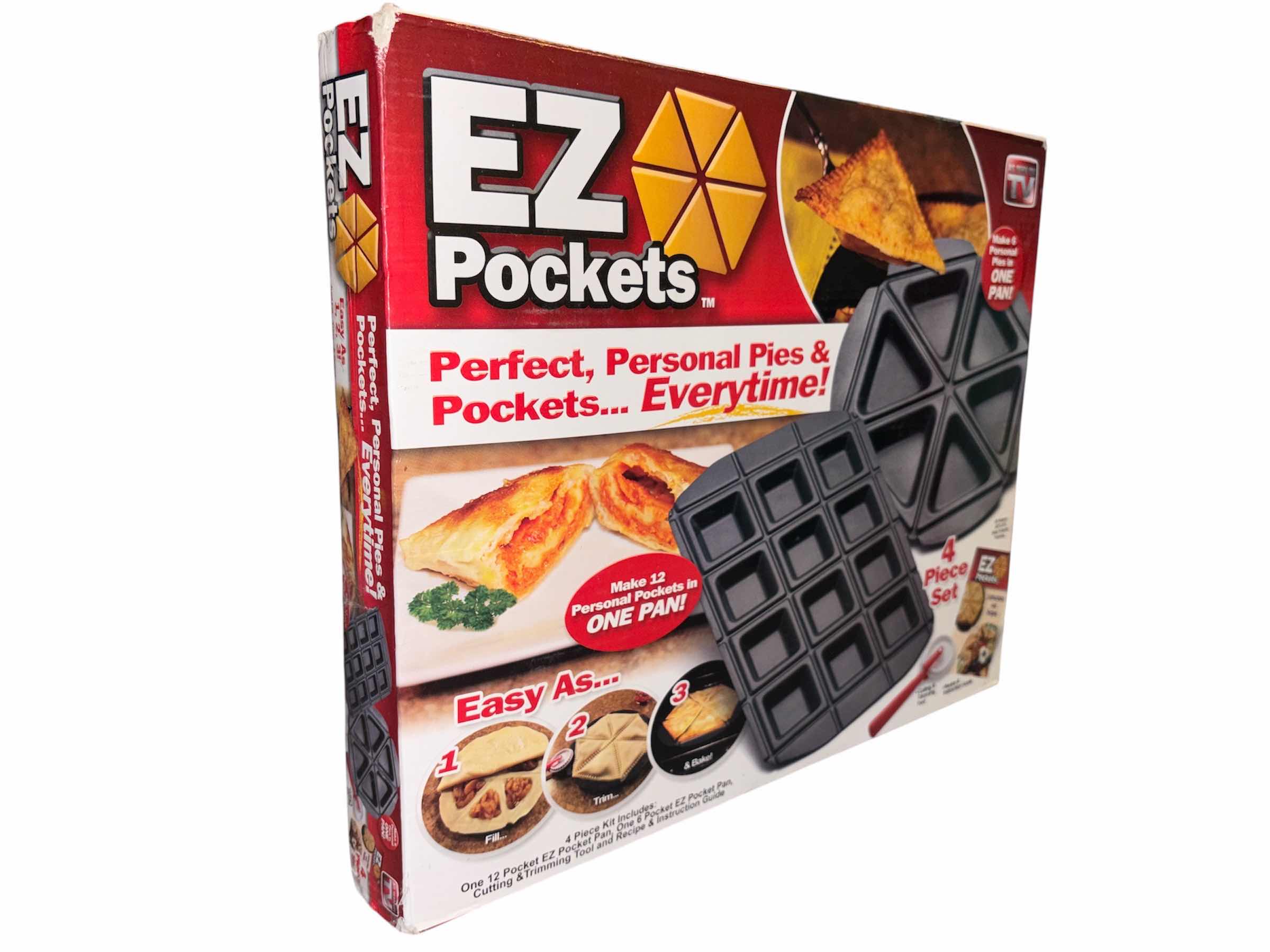 Photo 1 of NEW EZ POCKETS 4 PC PERSONAL PIES & POCKETS SET