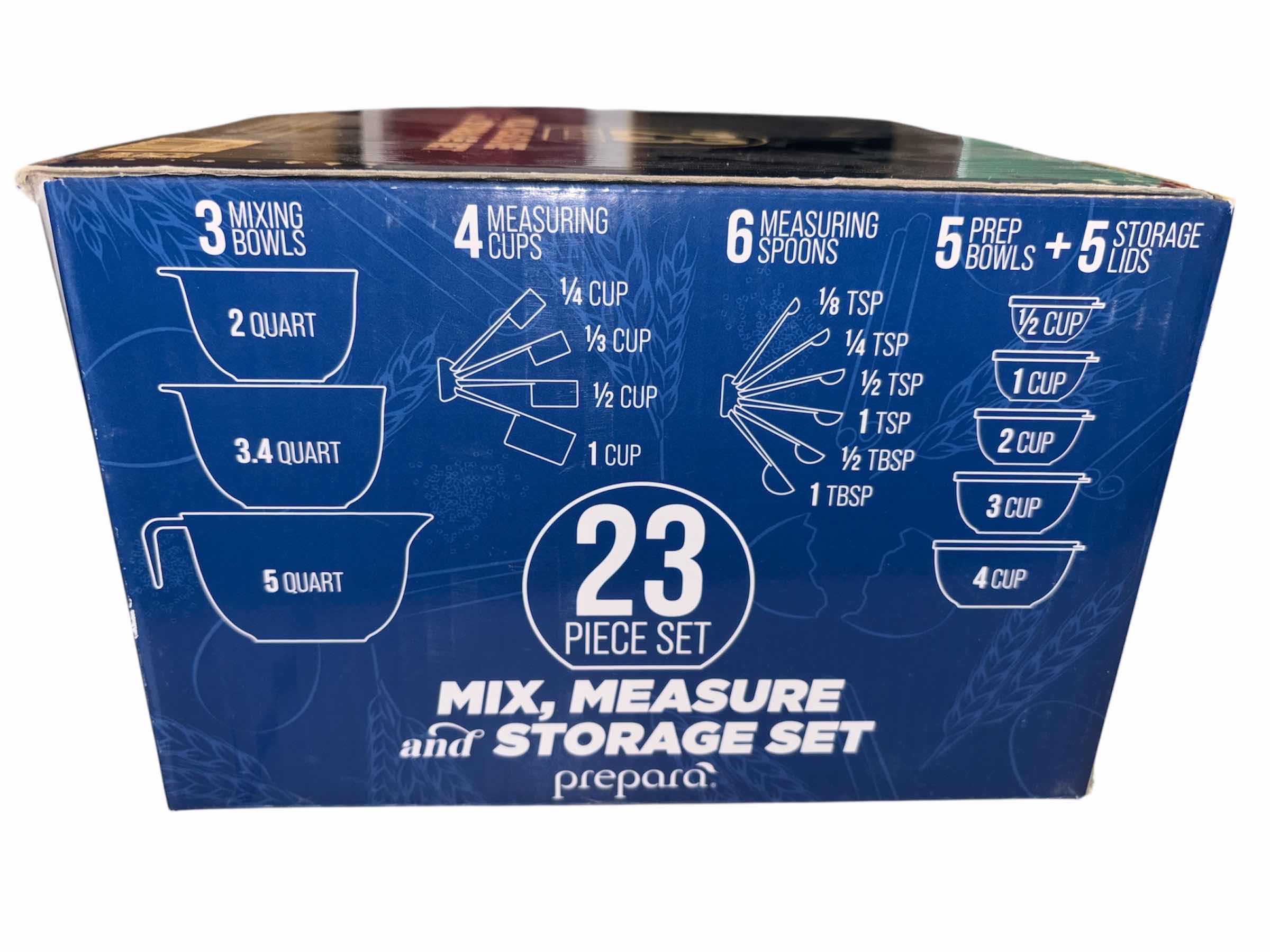 Photo 1 of NEW PREPARA 23 PC MIX, MEASURE & STORAGE SET
