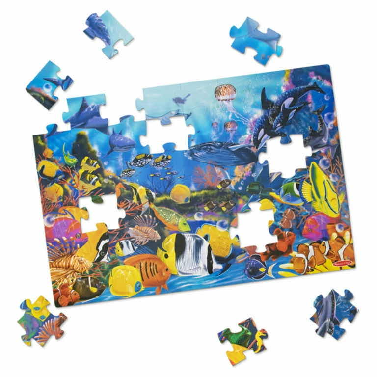 Photo 1 of NEW MELISSA & DOUG UNDERWATER 48 PC FLOOR PUZZLE 3’ X 2’