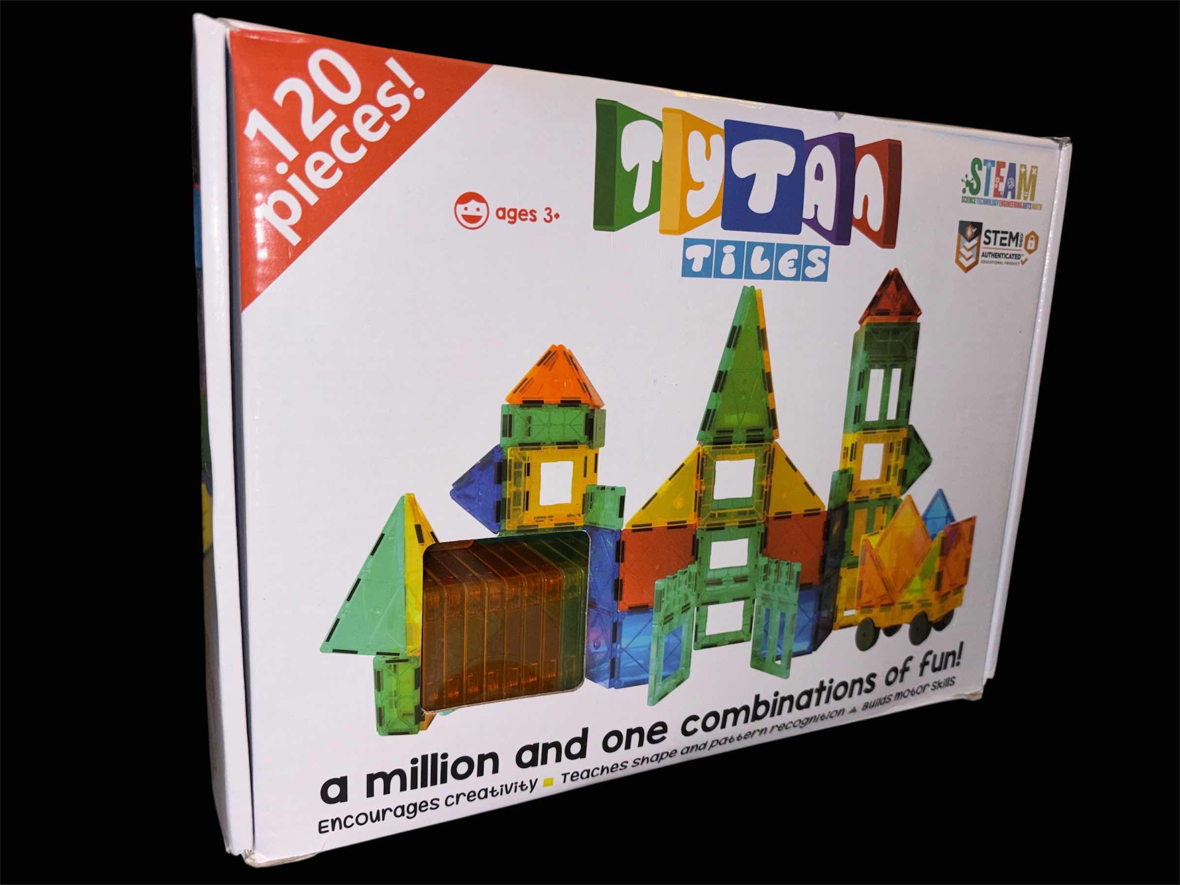 Photo 1 of NEW TYTAN TOYS MAGNETIC TILES & BUILDING BLOCKS, 60 PCS (LM20ZJDD-120)
