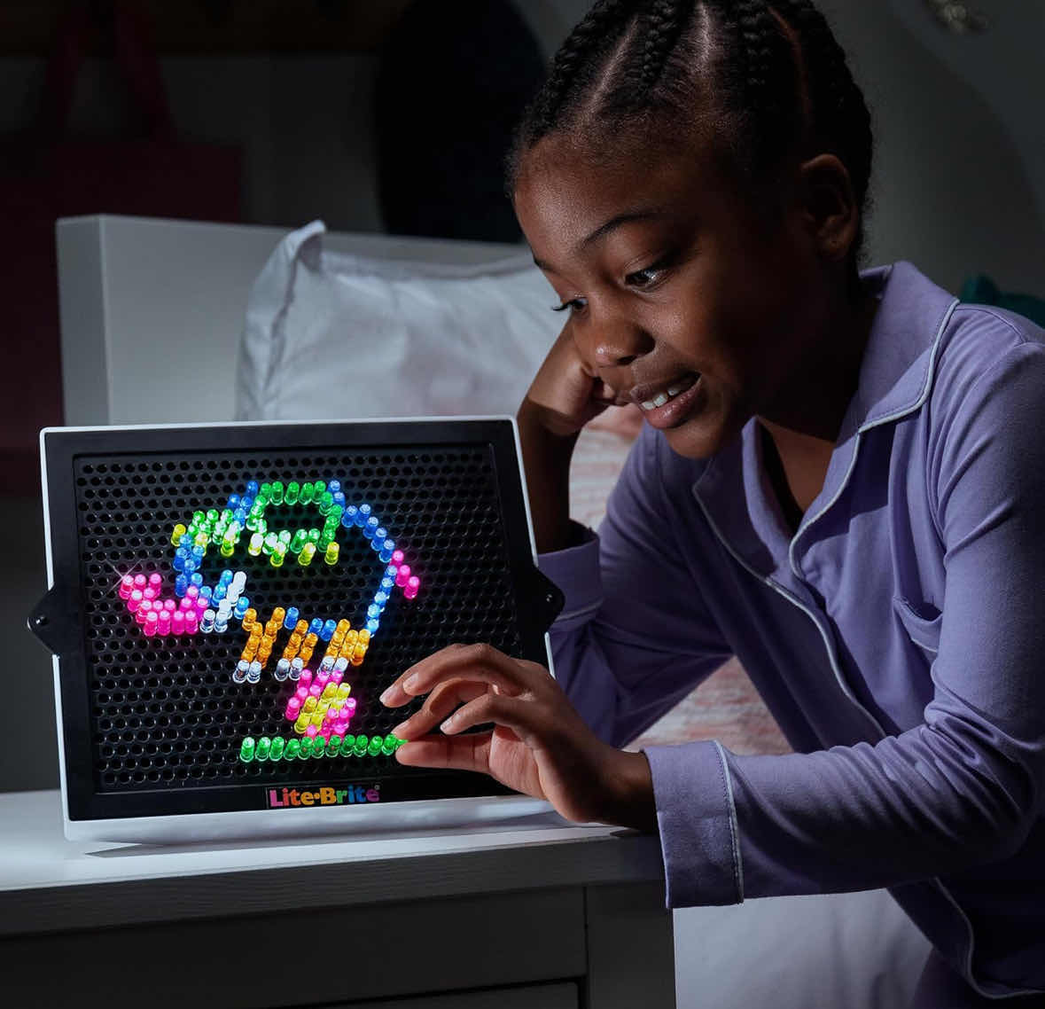 Photo 1 of NEW LITE BRITE CLASSIC RETRO TOY, 214 PC SET