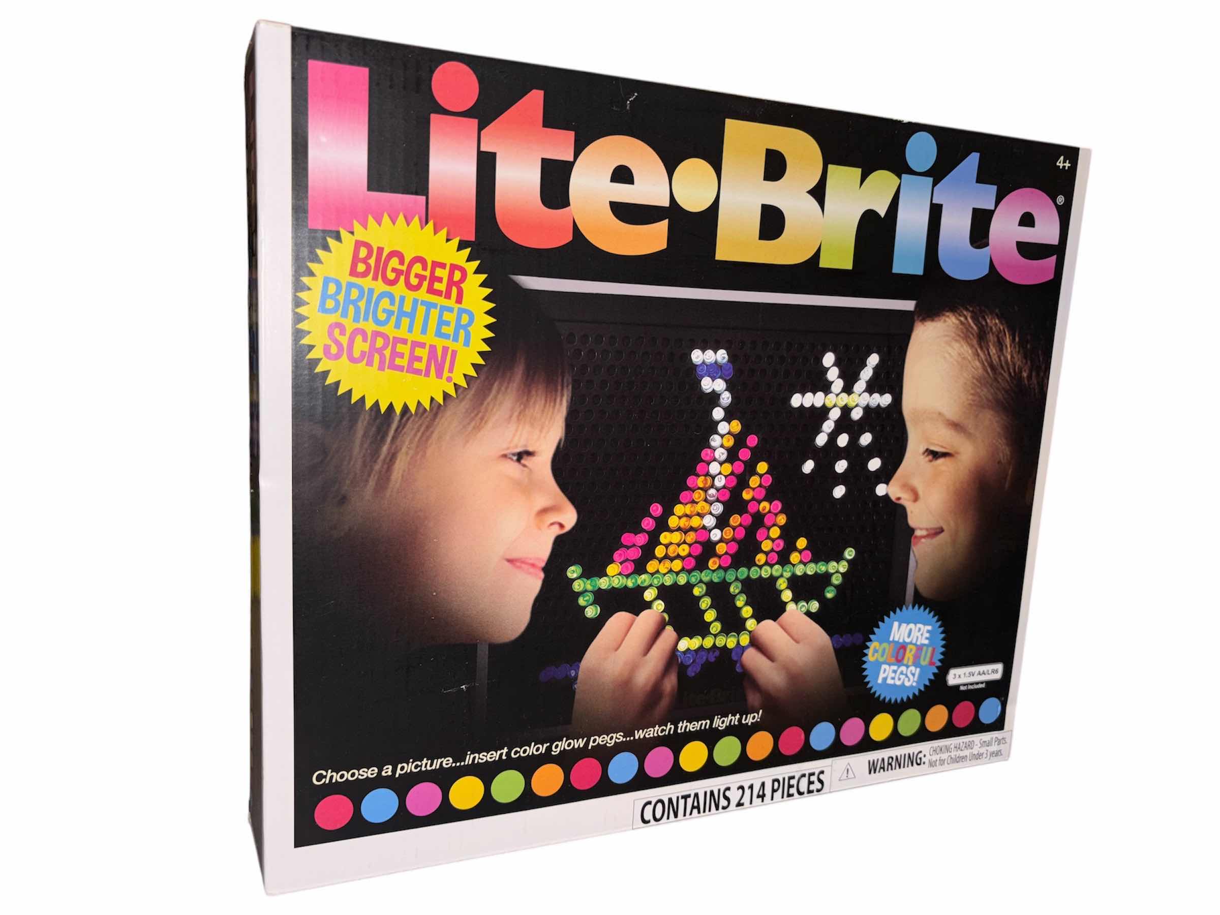 Photo 1 of NEW LITE BRITE CLASSIC RETRO TOY, 214 PC SET