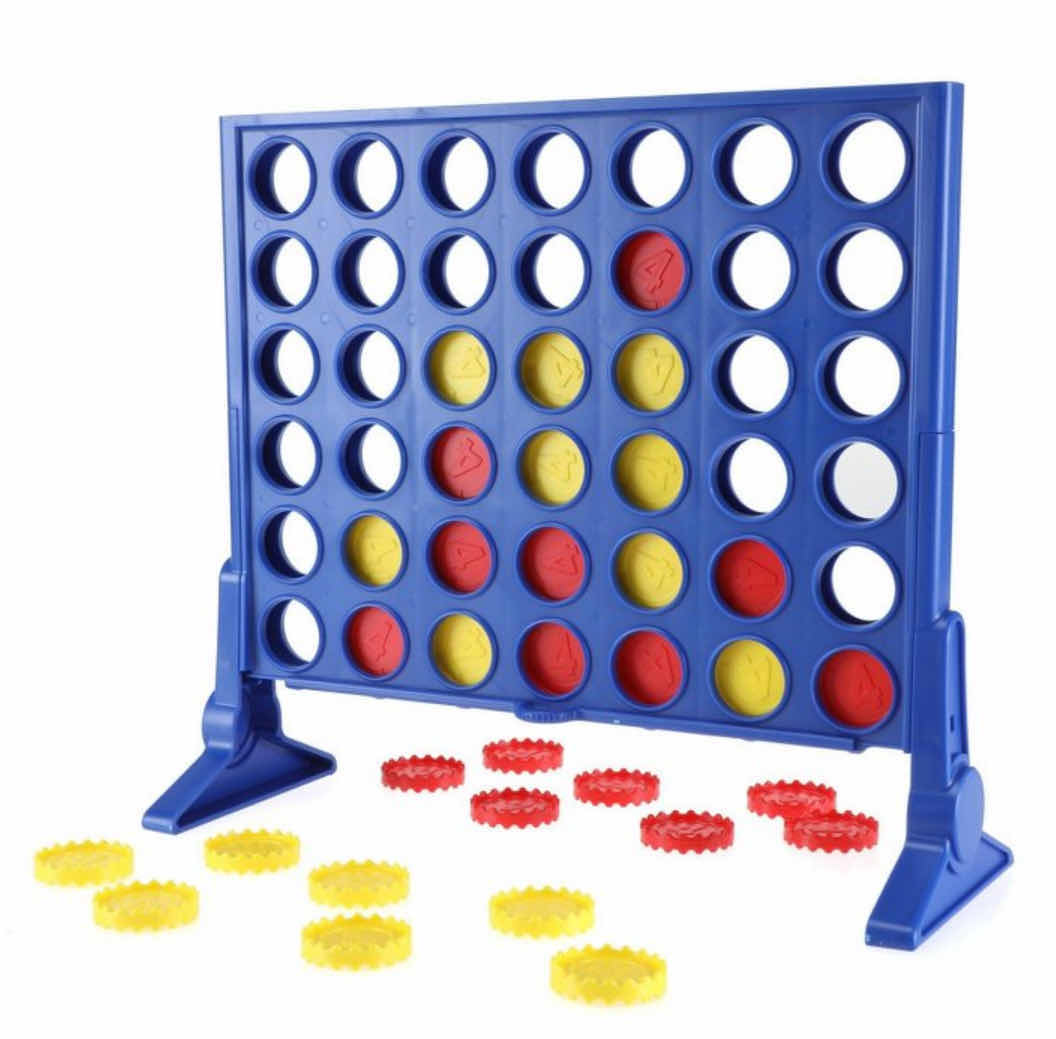 Photo 1 of CONNECT 4 GAME & DOUBLE-SIX 28 PC DOMINOES IN METAL TIN
