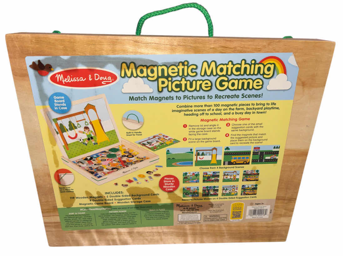 Photo 1 of NEW MELISSA & DOUG MAGNETIC MATCHING PICTURE GAME