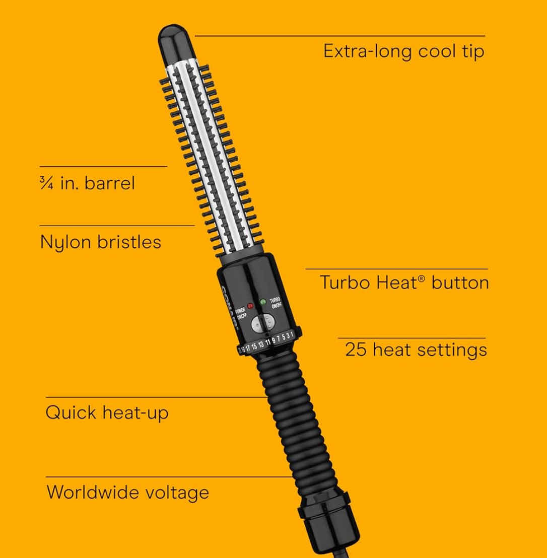 Photo 1 of NEW CONAIR INSTANT HEAT 3/4” CURLING IRON BRUSH BC84GNR