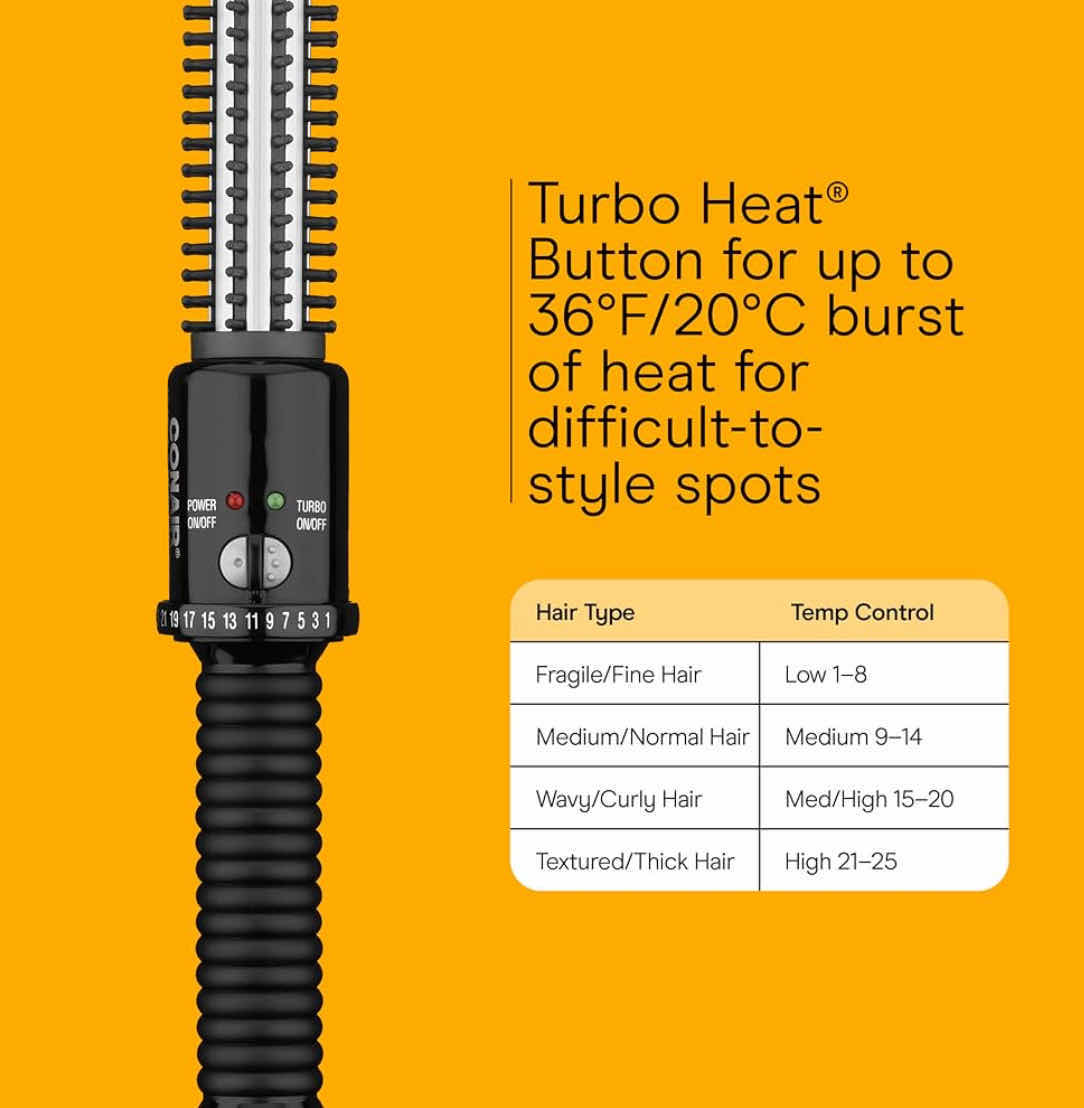 Photo 1 of NEW CONAIR INSTANT HEAT 3/4” CURLING IRON BRUSH BC84GNR