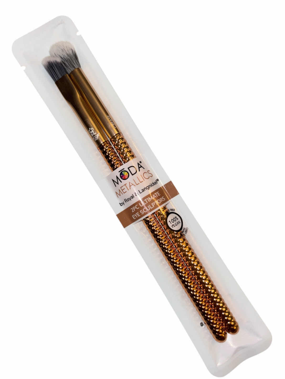 Photo 1 of NEW MODA TOTALLY ELECTRIC 6 PC BRIGHT EYE KIT & MODA METALLICS 2 PC ULTIMATE EYE SCULPTORS BRUSH SET