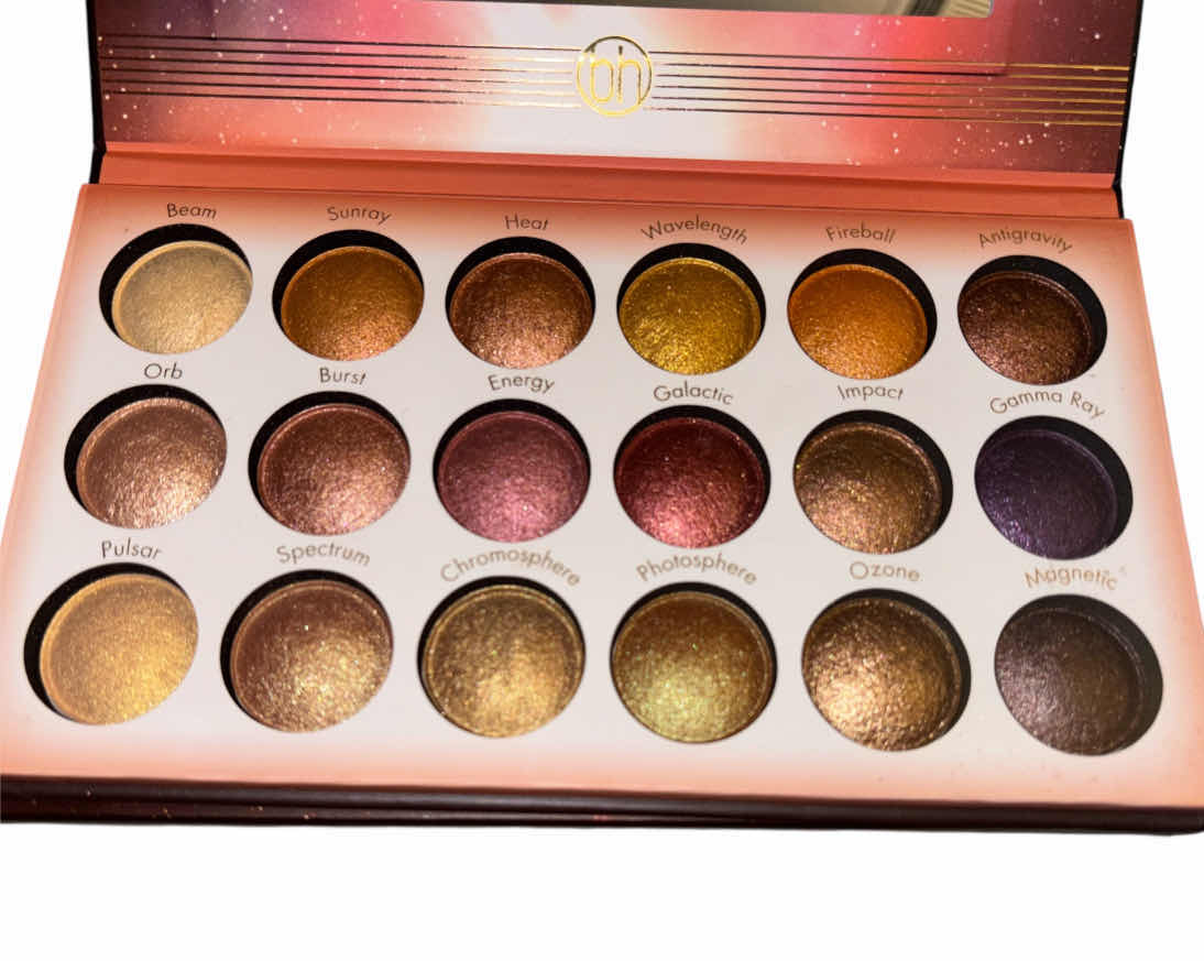 Photo 1 of NEW BH COSTMETICS 18 COLOR BAKED EYESHADOW PALETTES, SOLAR FLARE & SUPERNOVA