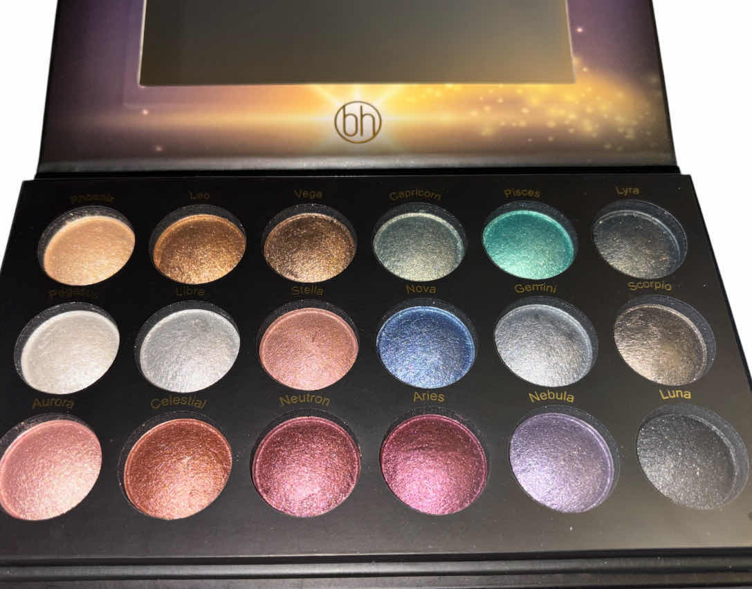 Photo 1 of NEW BH COSTMETICS 18 COLOR BAKED EYESHADOW PALETTES, SOLAR FLARE & SUPERNOVA