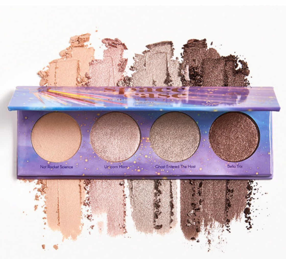 Photo 1 of NEW CIATÉ LONDON ‘THE EDITOR PALETTE’ 18 PC EYESHADOW PALETTE & SPACE CASE COSMETICS QUAD EYESHADOW SET