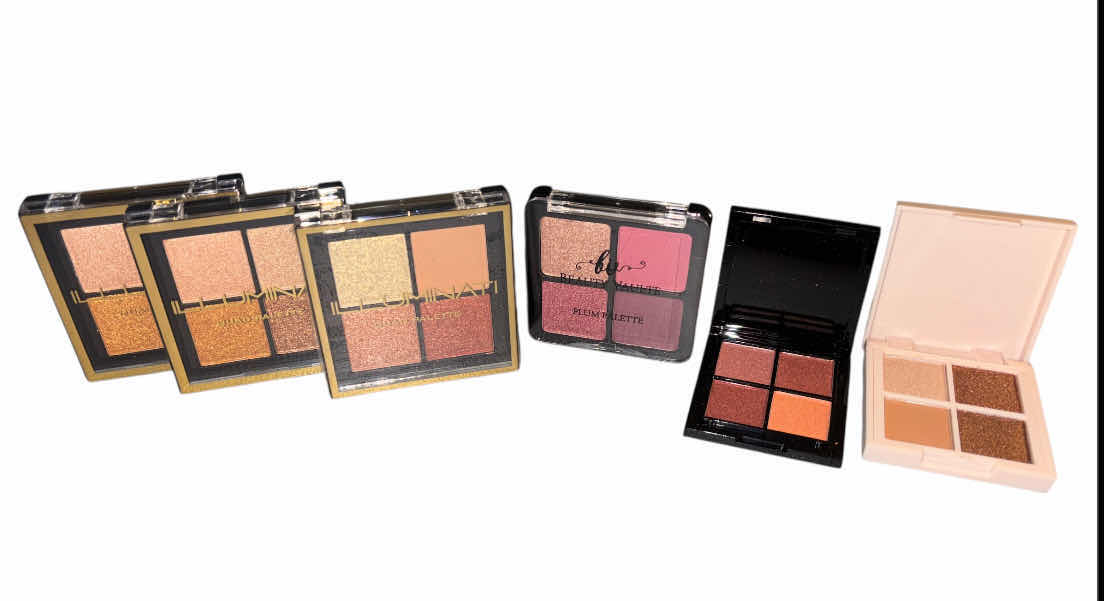 Photo 1 of NEW ASSORTED QUAD EYESHADOW PALETTES (6 SETS)