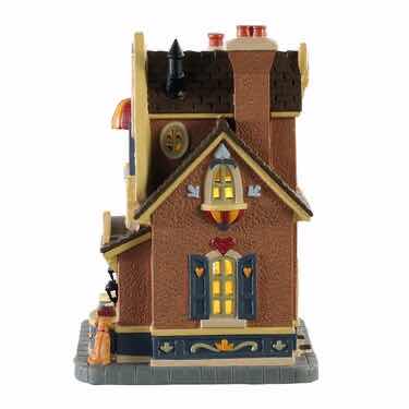 View 4 of LEMAX 2020 CADDINGTON VILLAGE PORCELAIN LIGHTED BUILDING- CLAIRES CONFECTIONERY #05665