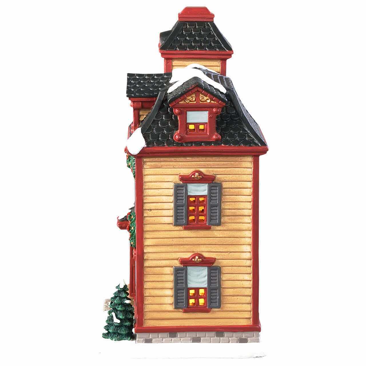 Photo 1 of LEMAX 2018 CADDINGTON VILLAGE PORCELAIN LIGHTED BUILDING- DAVIDSON RESIDENCE #85413 (READ NOTES)